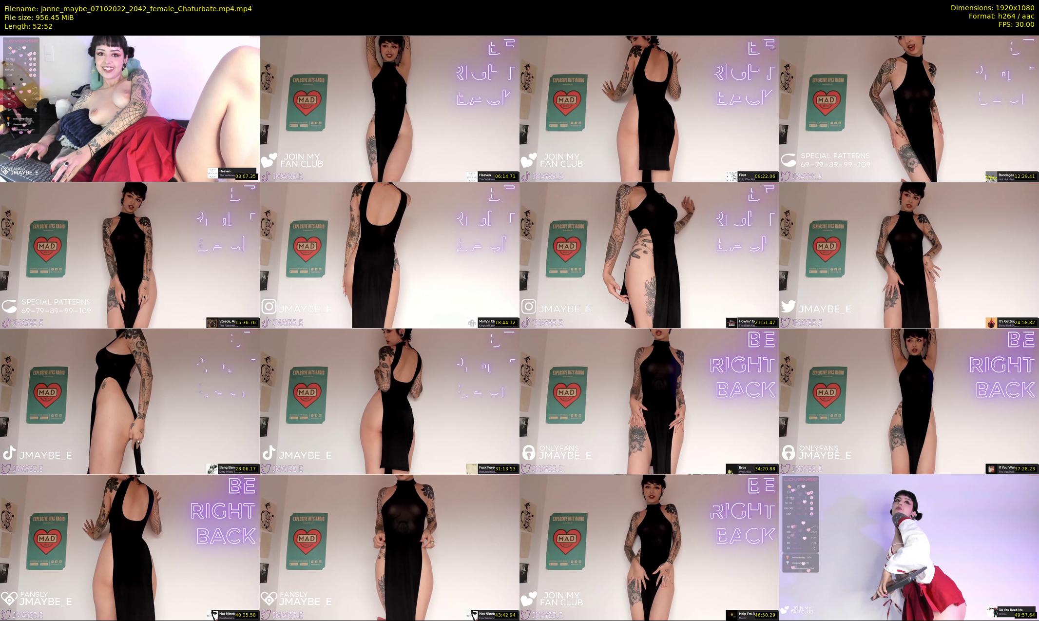 janne_maybe — 53 minute Chaturbate female cam show recording, 1080p, Oct 7, 2022