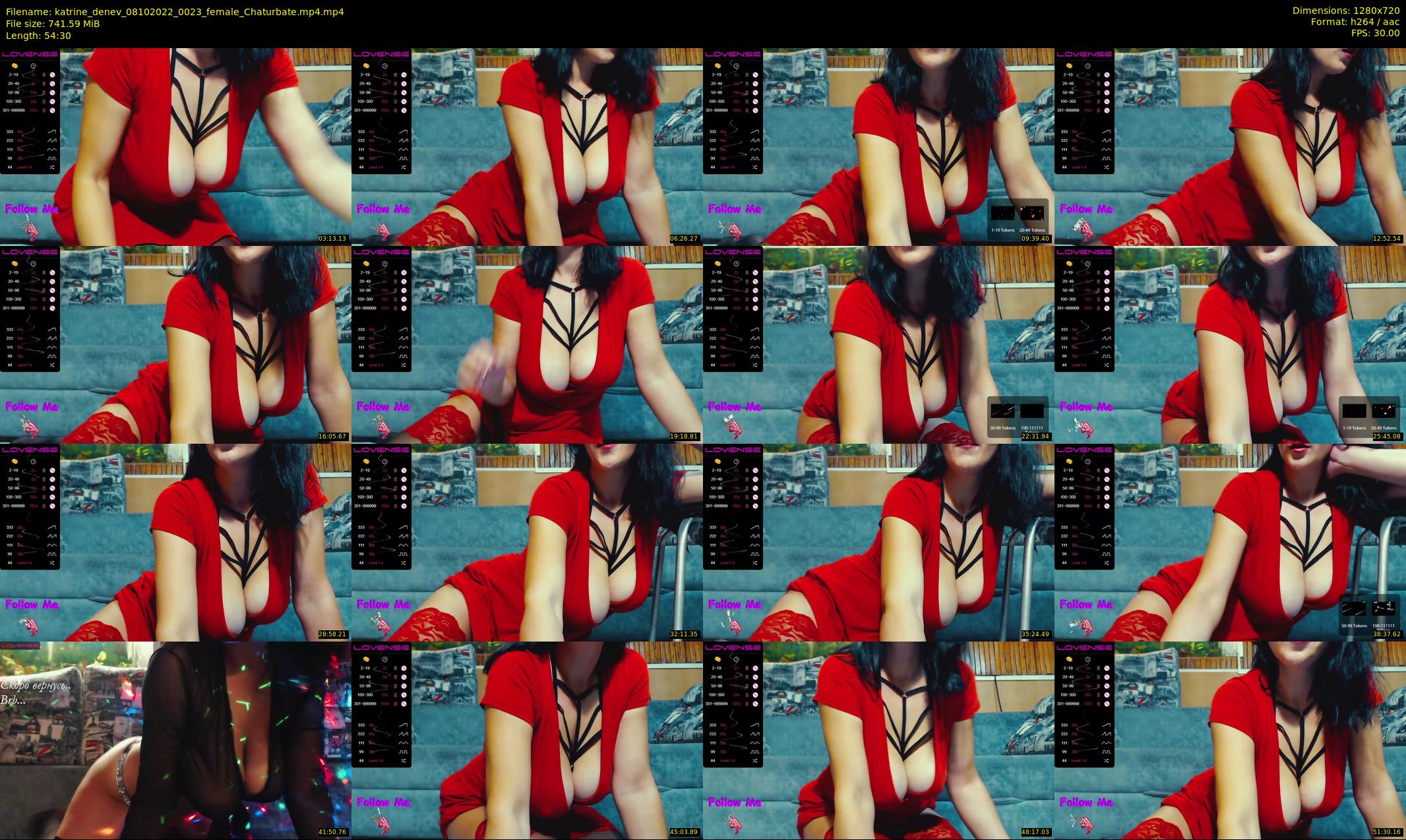 katrine_denev — 55 minute Chaturbate female cam show recording, 720p, Oct 8, 2022