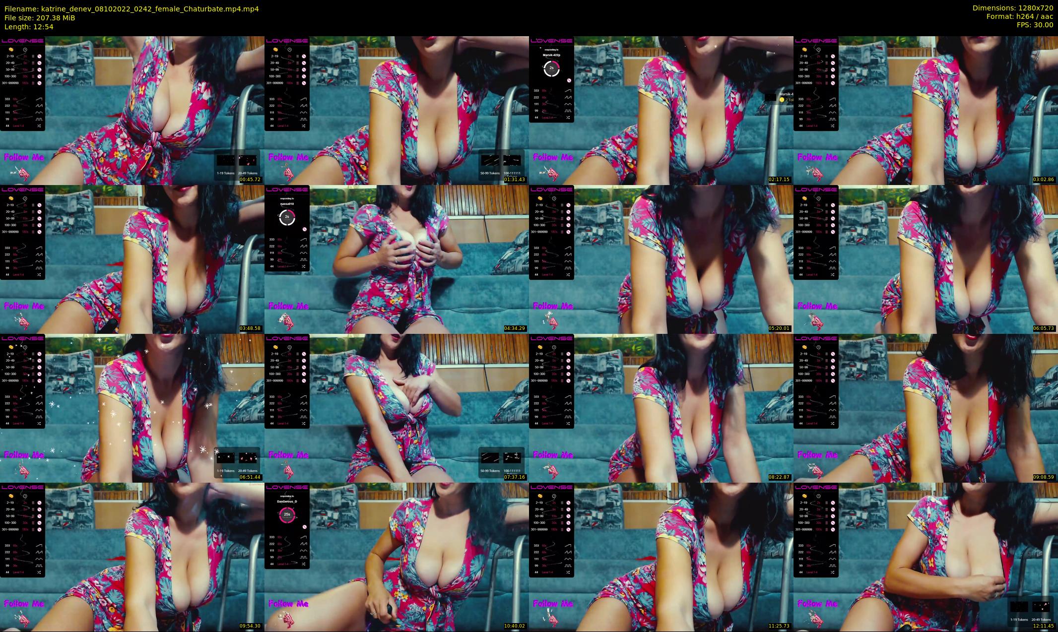 katrine_denev — 13 minute Chaturbate female cam show recording, 720p, Oct 8, 2022