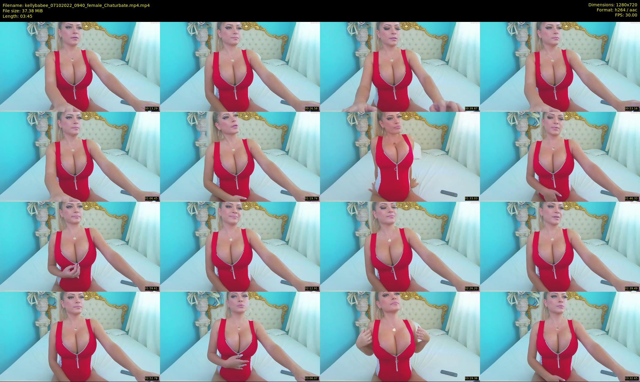 kellybabee — 4 minute Chaturbate female cam show recording, 720p, Oct 7, 2022