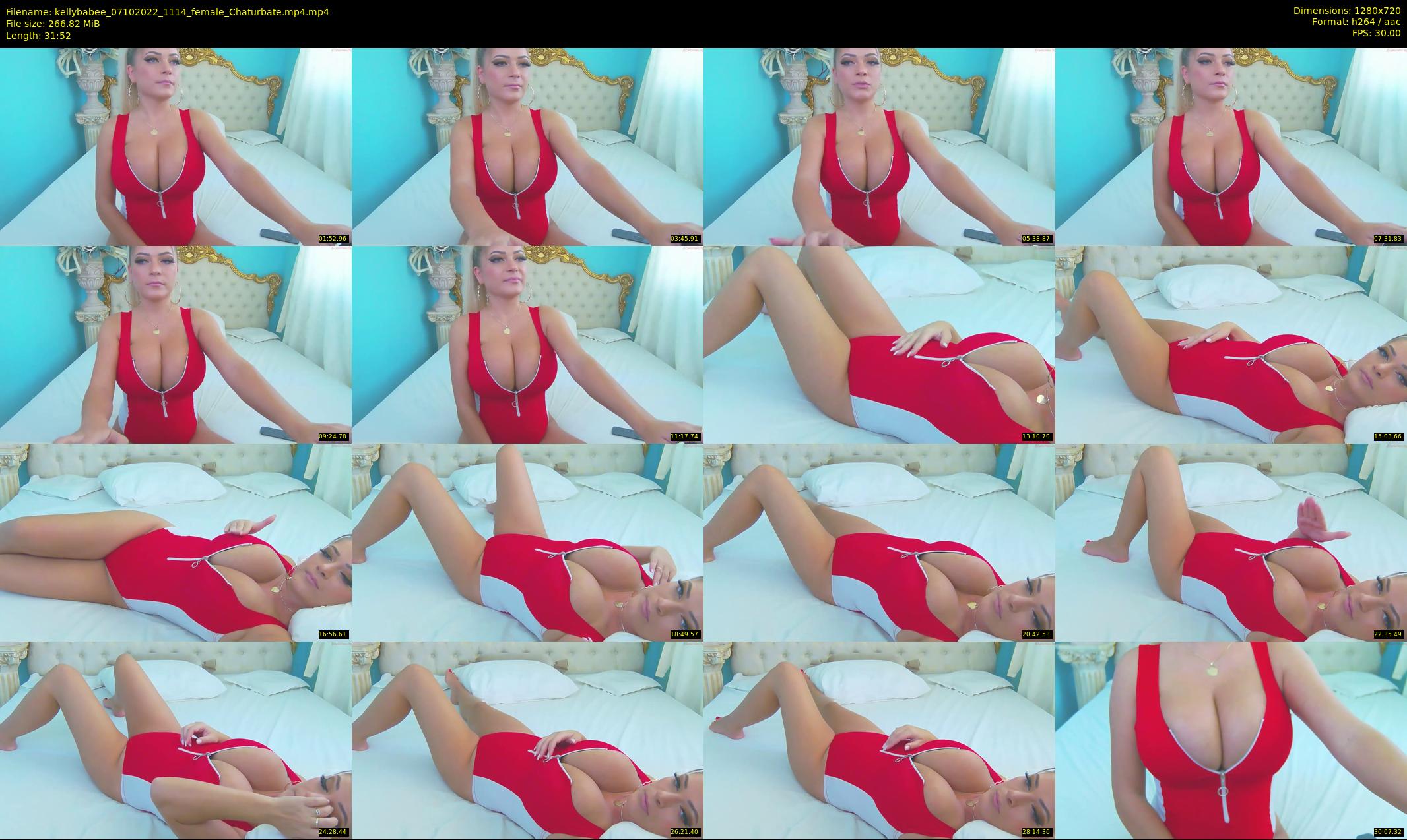 kellybabee — 32 minute Chaturbate female cam show recording, 720p, Oct 7, 2022