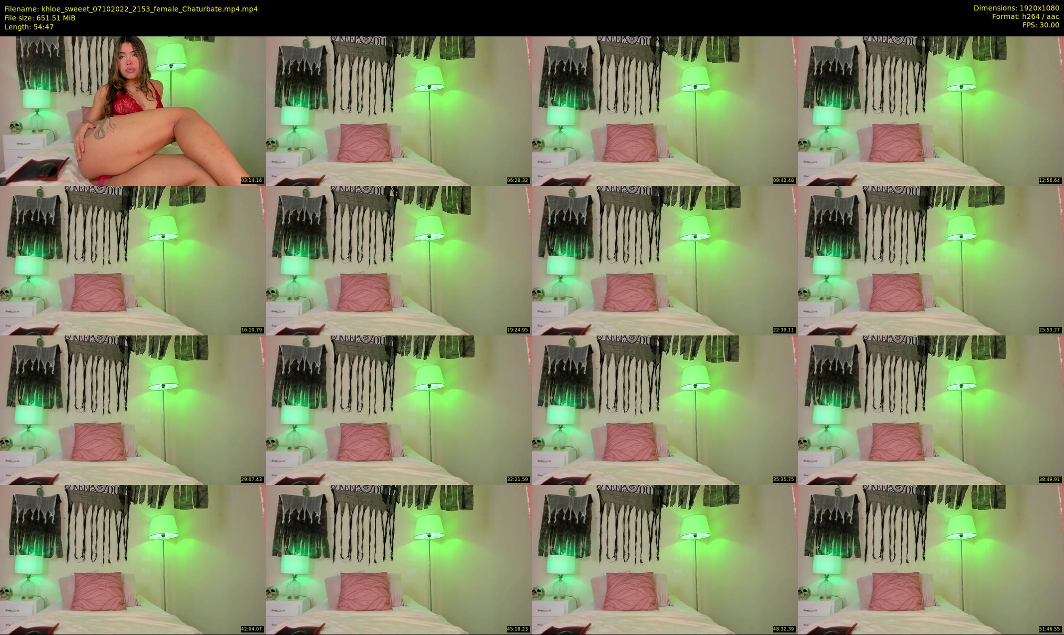 khloe_sweeet — 55 minute Chaturbate female cam show recording, 1080p, Oct 7, 2022