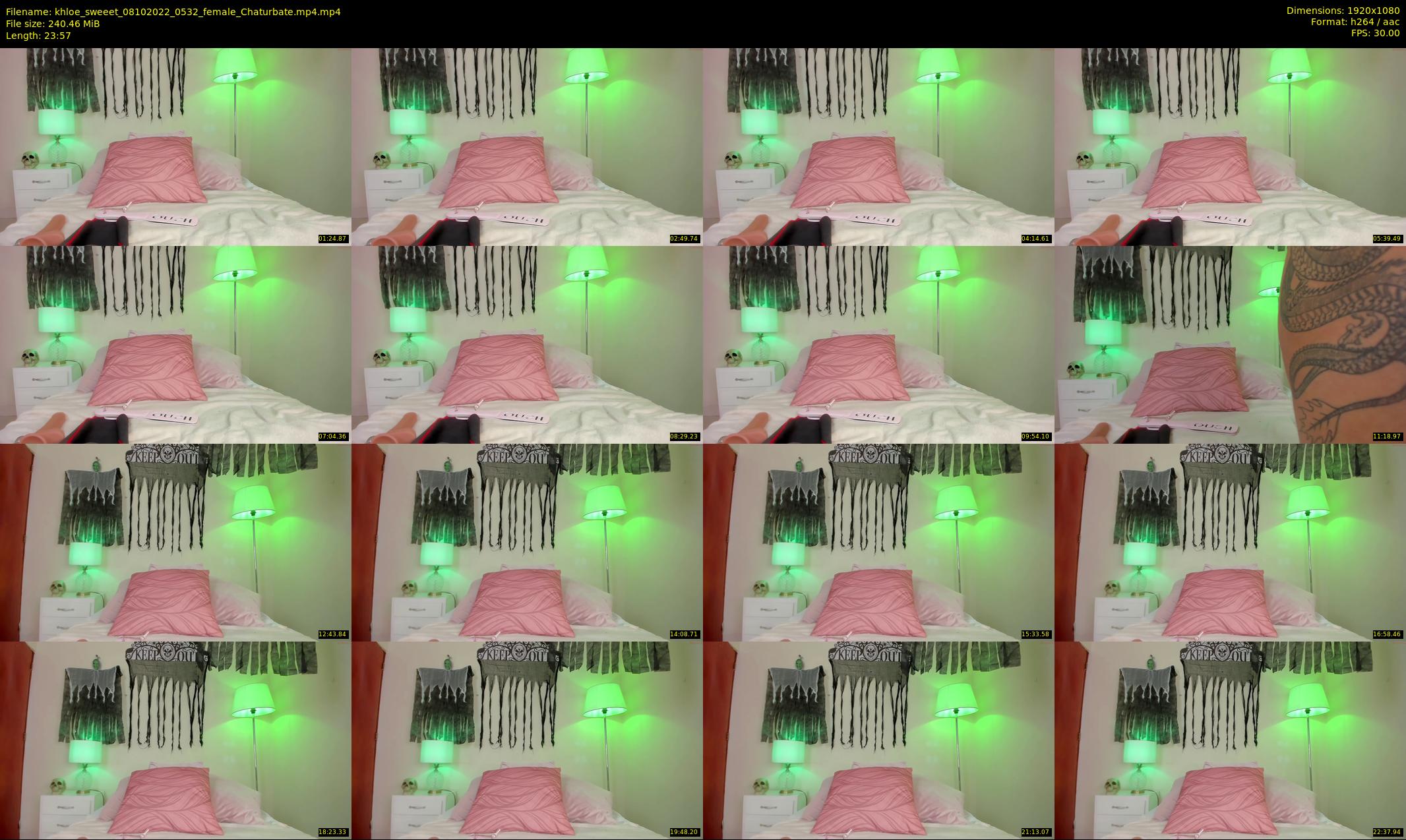 khloe_sweeet — 24 minute Chaturbate female cam show recording, 1080p, Oct 8, 2022