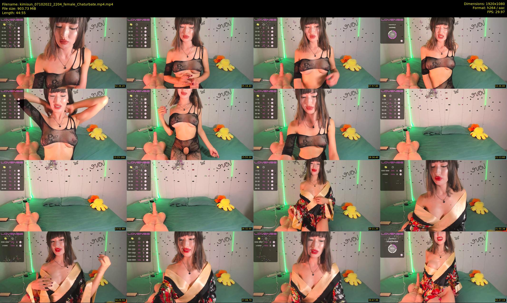 kimisun — 45 minute Chaturbate female cam show recording, 1080p, Oct 7, 2022