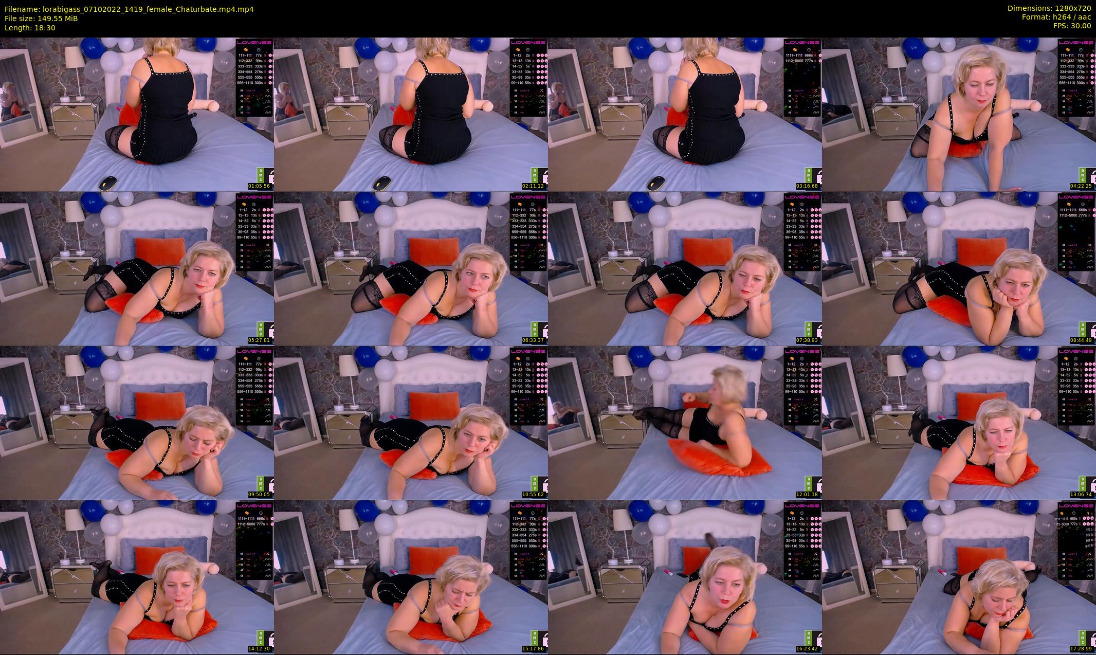 lorabigass — 19 minute Chaturbate female cam show recording, 720p, Oct 7, 2022