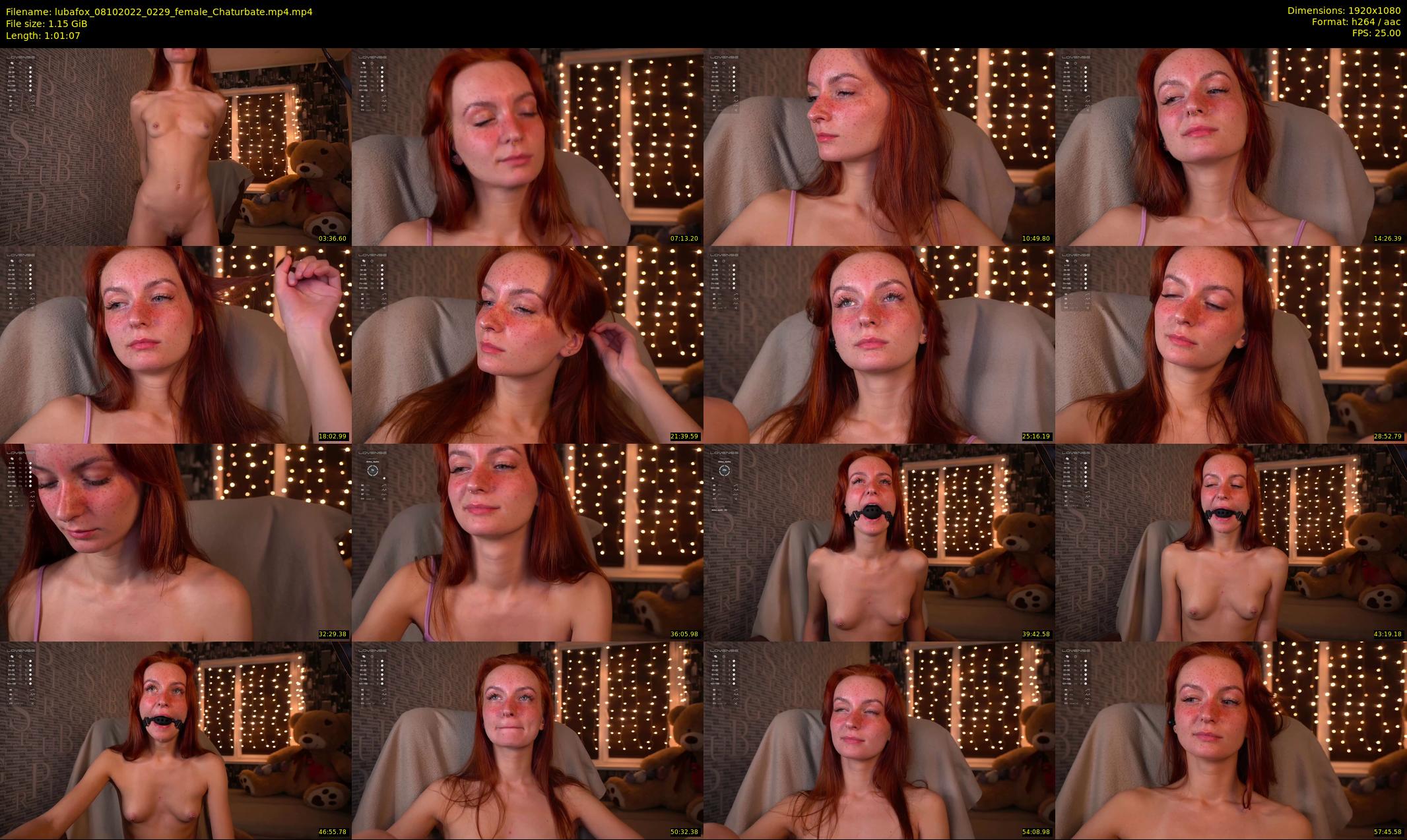 lubafox — 62 minute Chaturbate female cam show recording, 1080p, Oct 8, 2022