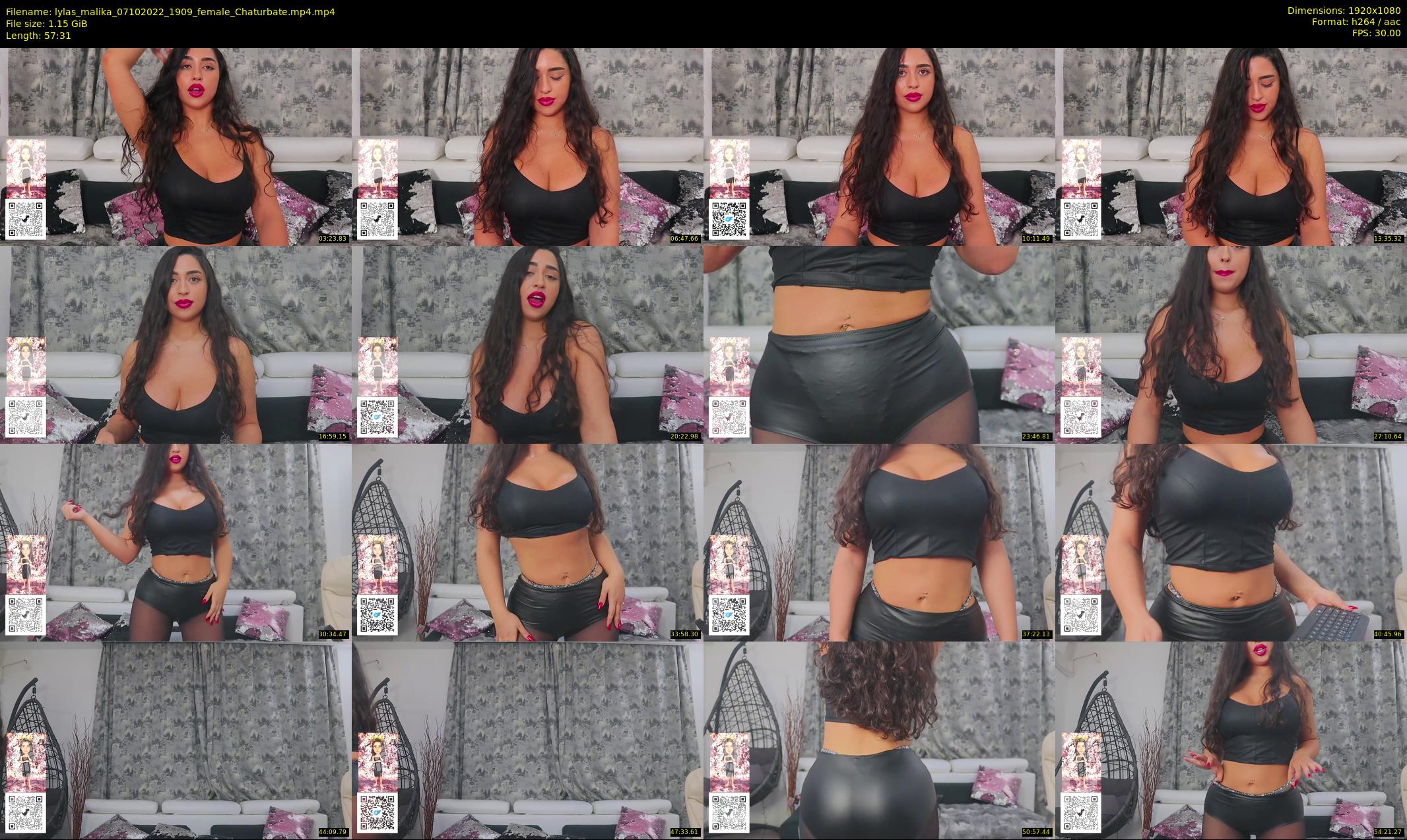 lylas_malika — 58 minute Chaturbate female cam show recording, 1080p, Oct 7, 2022