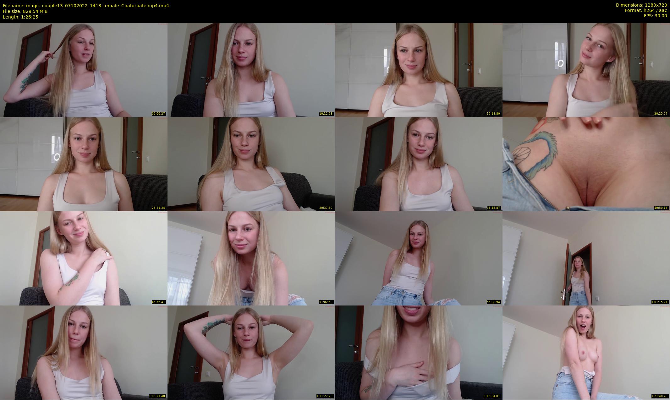magic_couple13 — 87 minute Chaturbate couple cam show recording, 720p, Oct 7, 2022