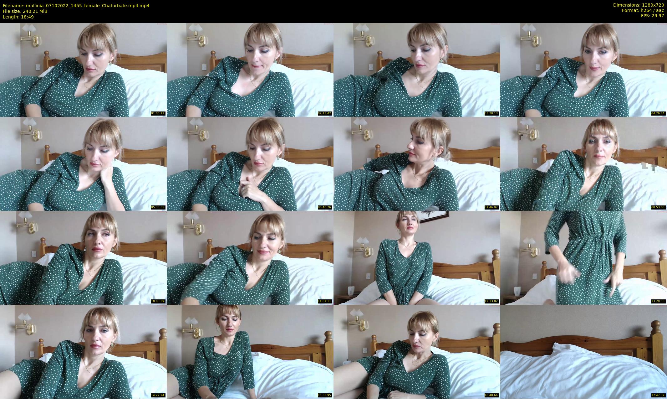 mallinia — 19 minute Chaturbate female cam show recording, 720p, Oct 7, 2022