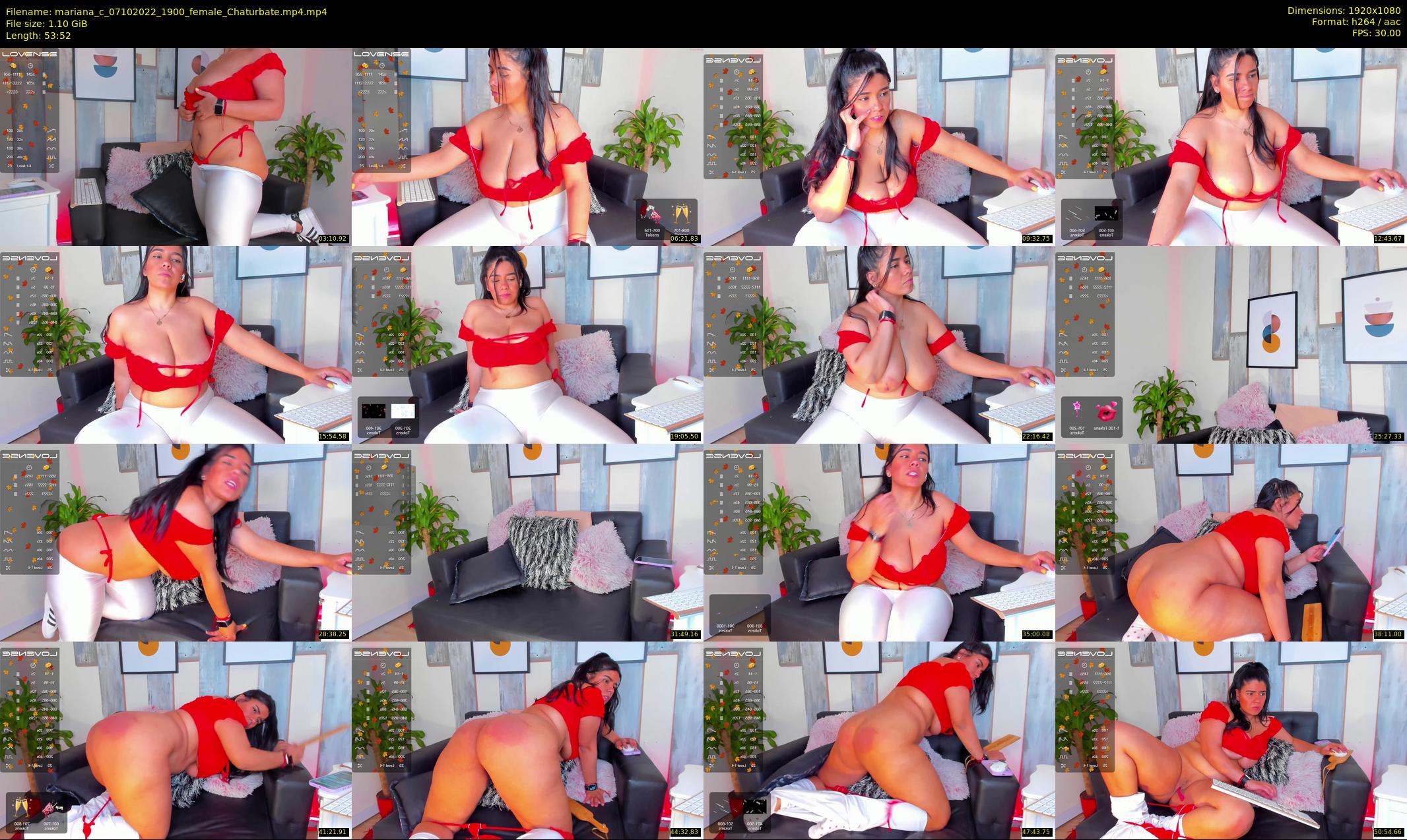 mariana_c — 54 minute Chaturbate female cam show recording, 1080p, Oct 7, 2022