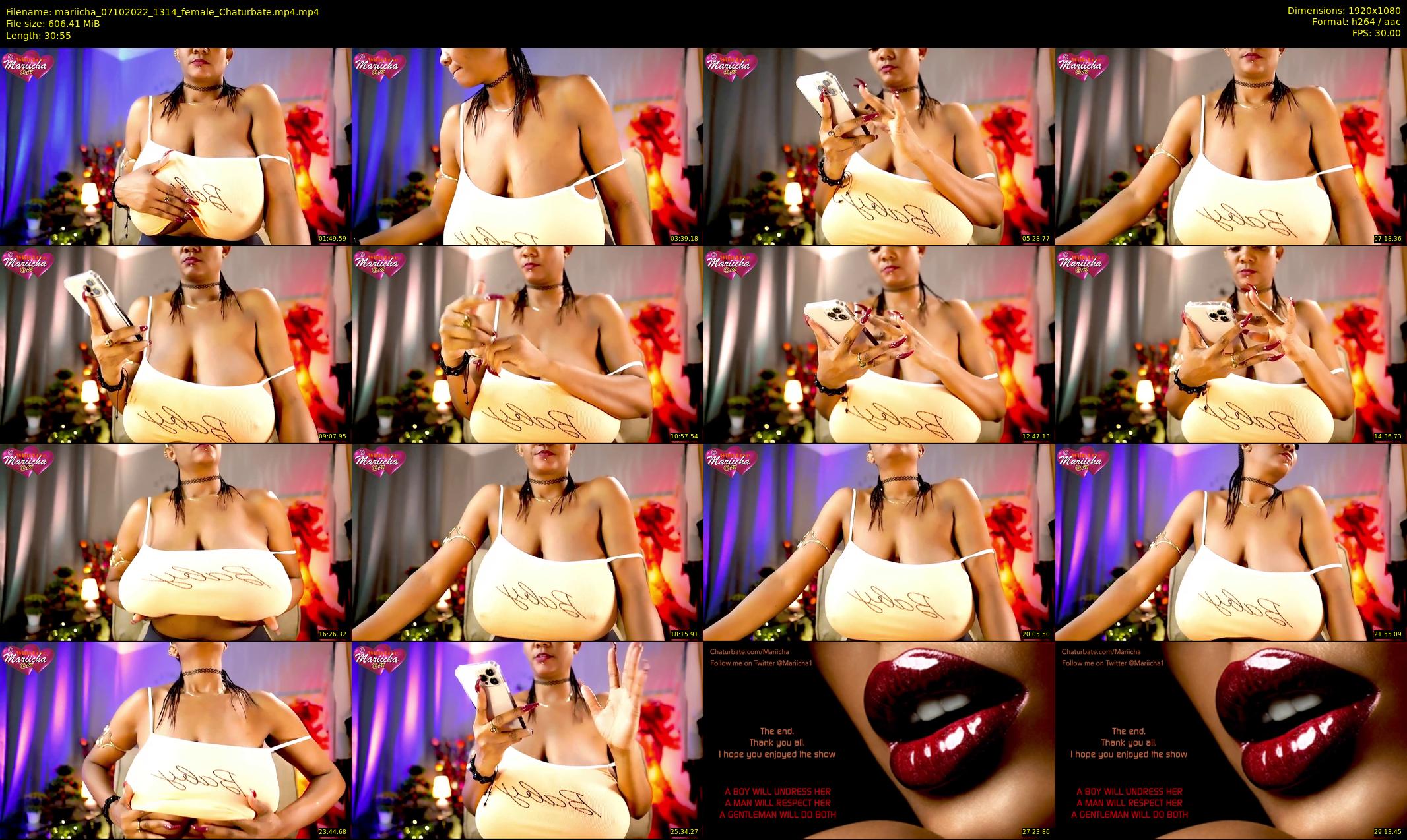 mariicha — 31 minute Chaturbate female cam show recording, 1080p, Oct 7, 2022