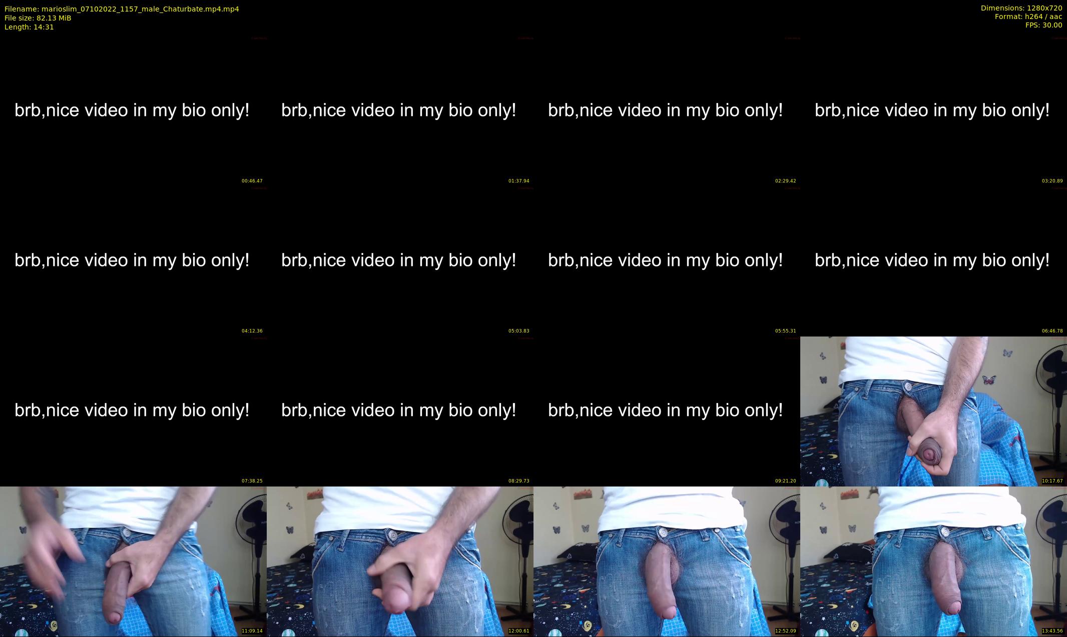 marioslim — 15 minute Chaturbate male cam show recording, 720p, Oct 7, 2022