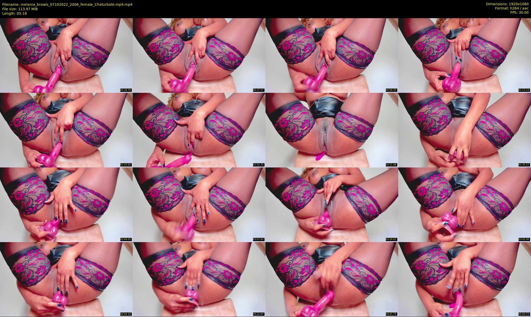 melania_browis — 6 minute Chaturbate female cam show recording, 1080p, Oct 7, 2022