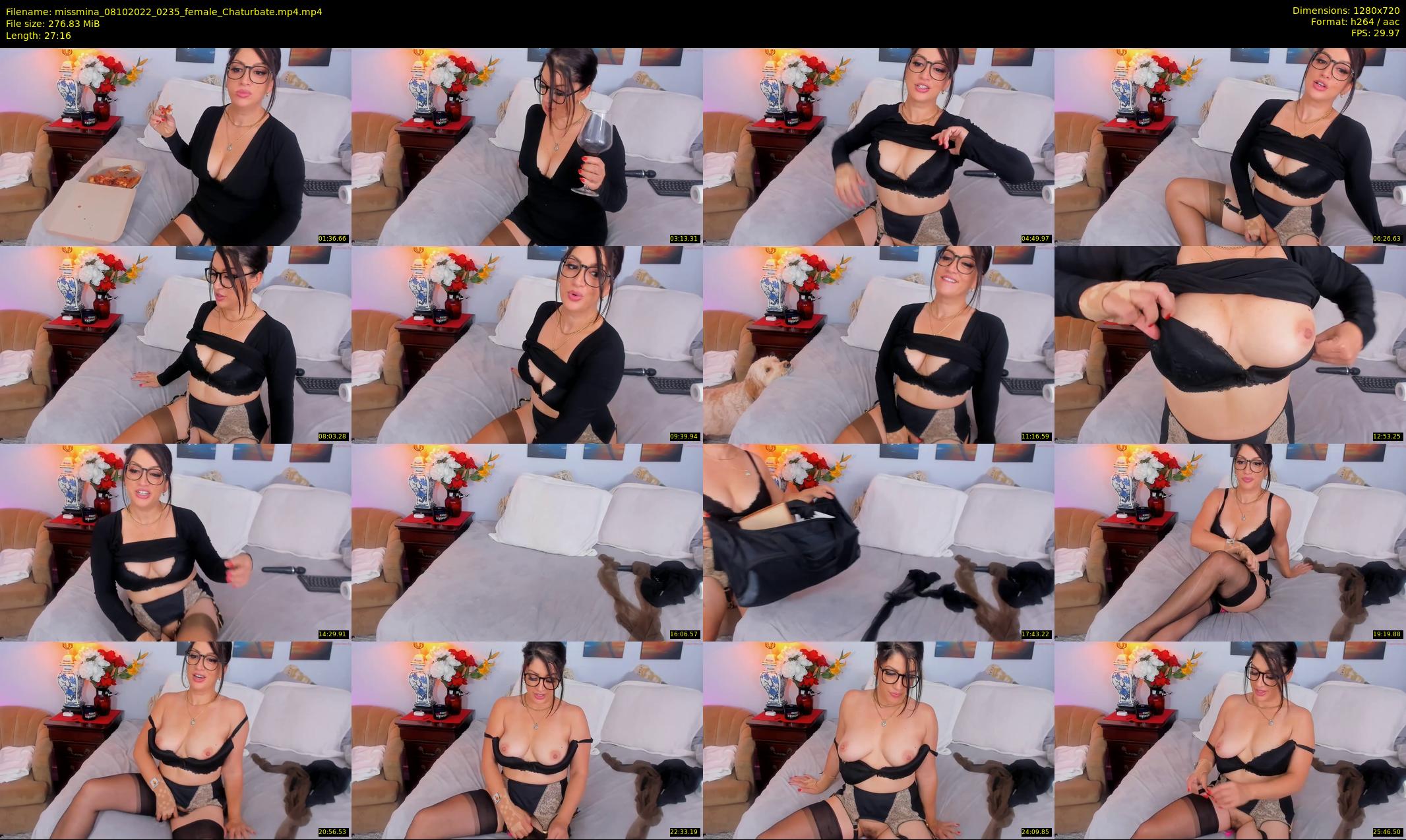 missmina — 28 minute Chaturbate female cam show recording, 720p, Oct 8, 2022