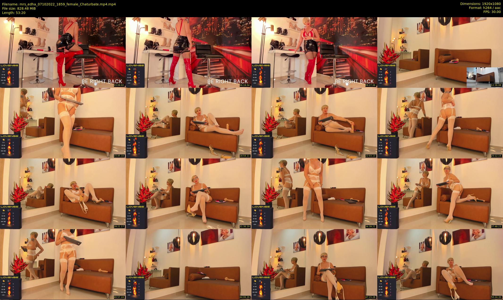 mrs_edha — 54 minute Chaturbate female cam show recording, 1080p, Oct 7, 2022