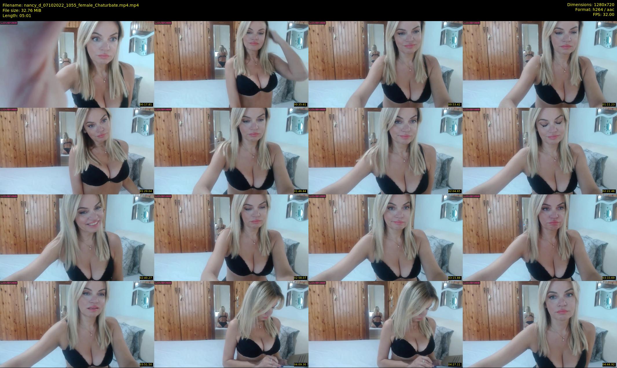 nancy_d — 6 minute Chaturbate female cam show recording, 720p, Oct 7, 2022