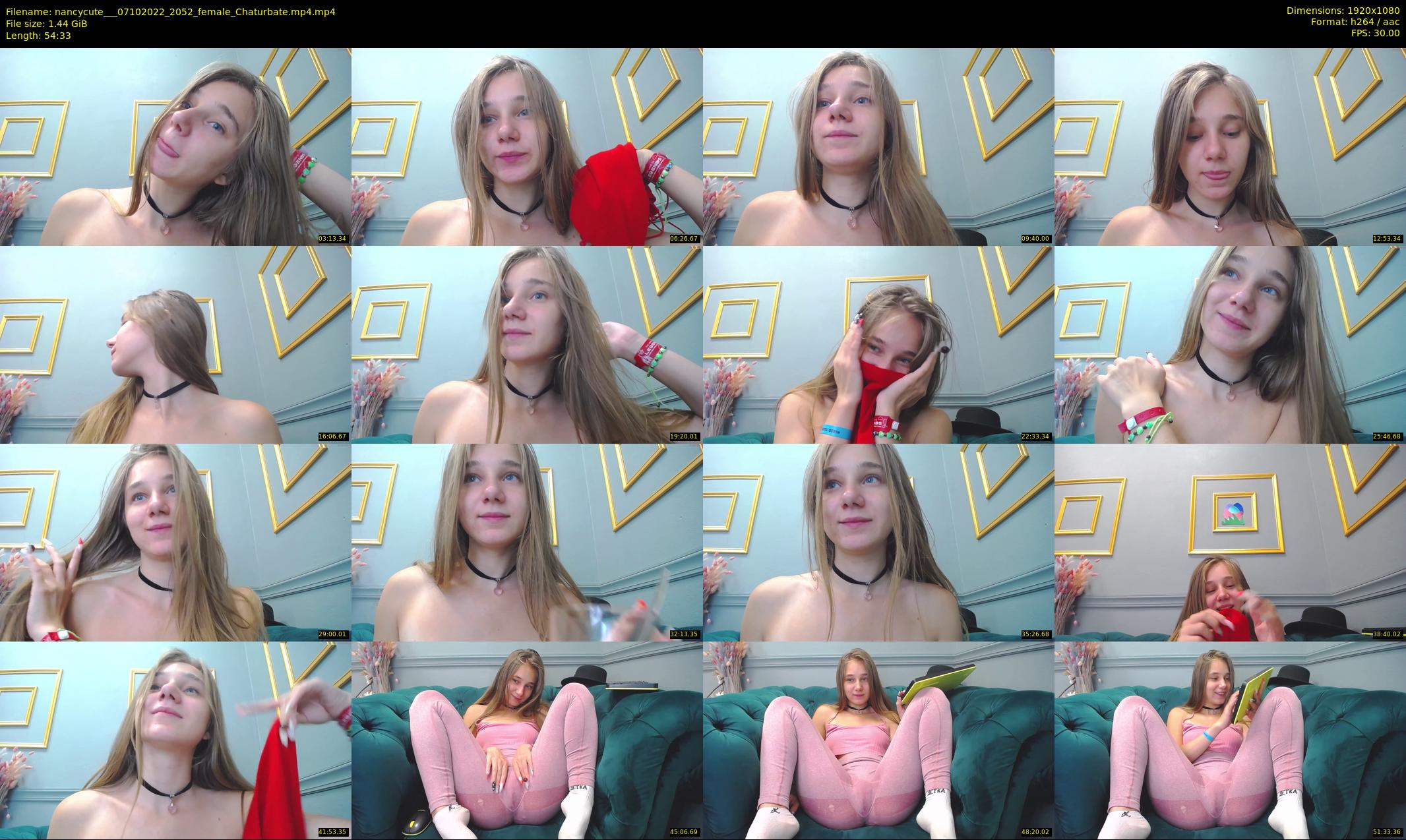 nancycute__ — 55 minute Chaturbate female cam show recording, 1080p, Oct 7, 2022