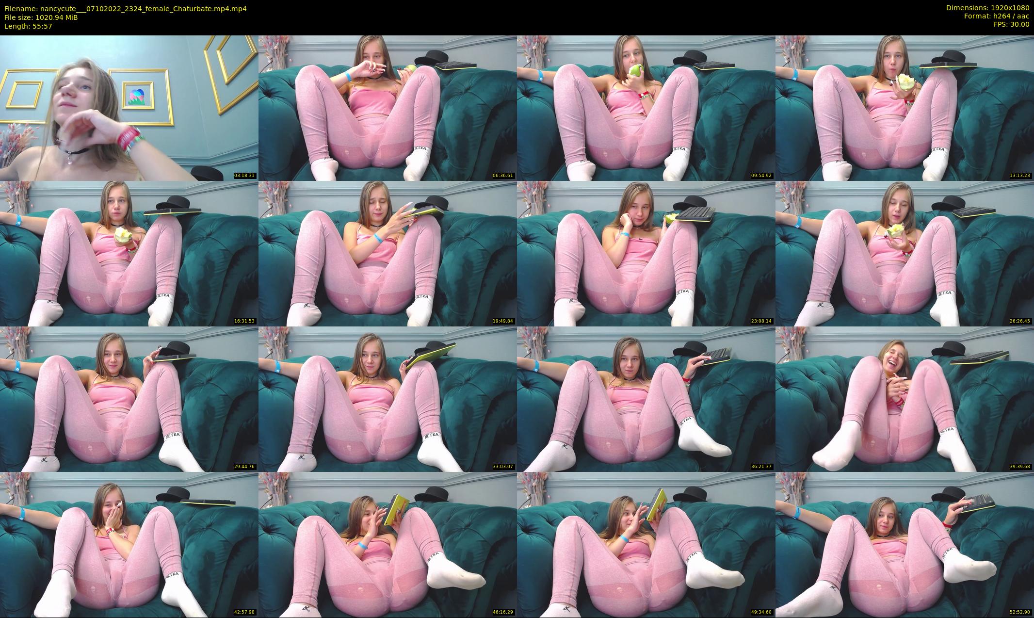 nancycute__ — 56 minute Chaturbate female cam show recording, 1080p, Oct 7, 2022