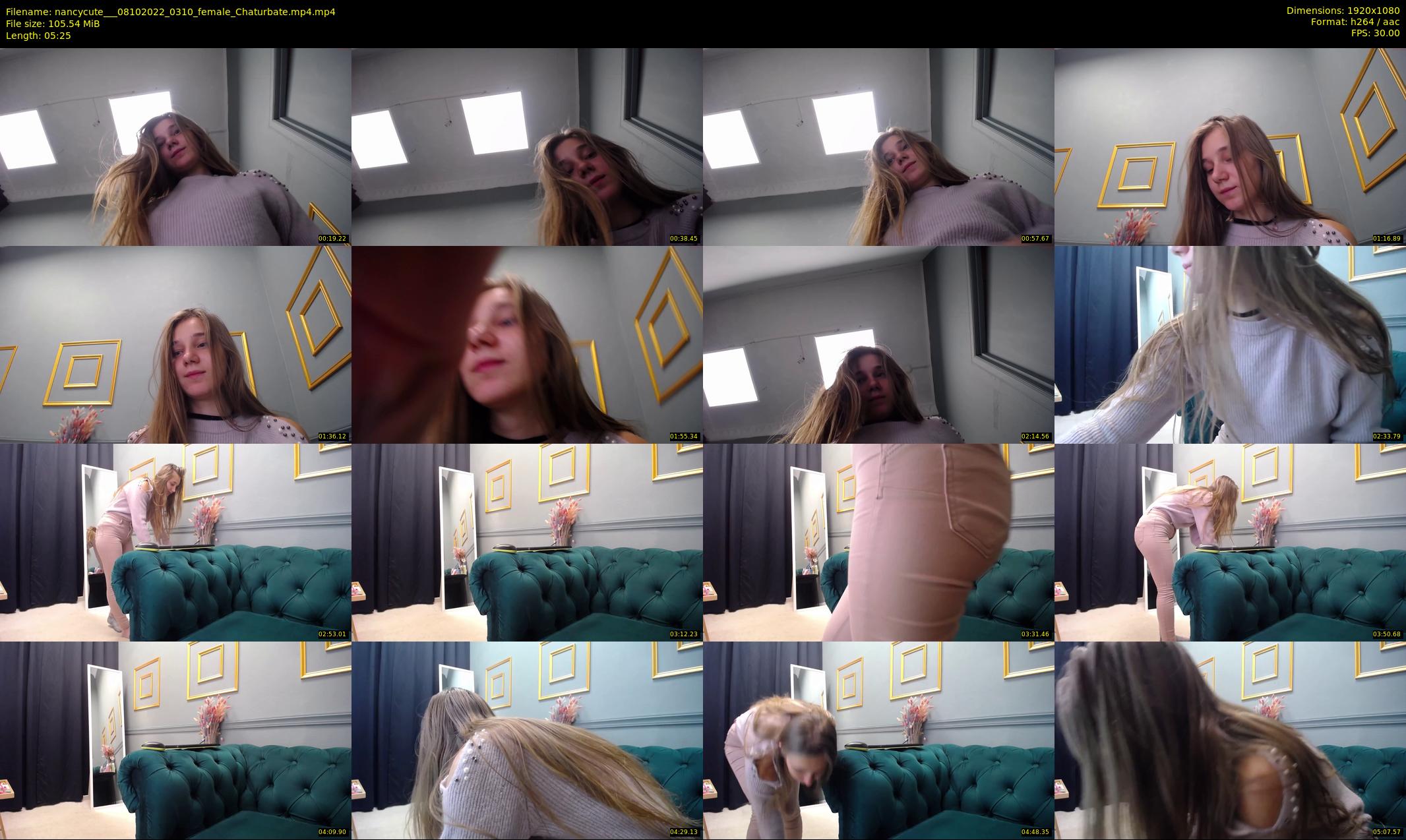 nancycute__ — 6 minute Chaturbate female cam show recording, 1080p, Oct 8, 2022
