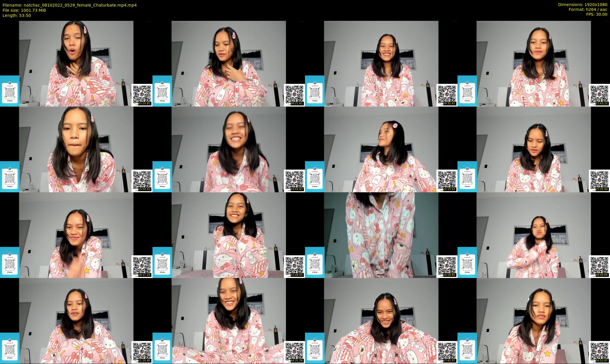 natchac — 54 minute Chaturbate female cam show recording, 1080p, Oct 8, 2022