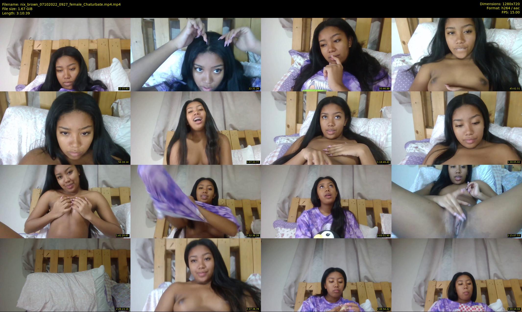 nix_brown — 191 minute Chaturbate female cam show recording, 720p, Oct 7, 2022