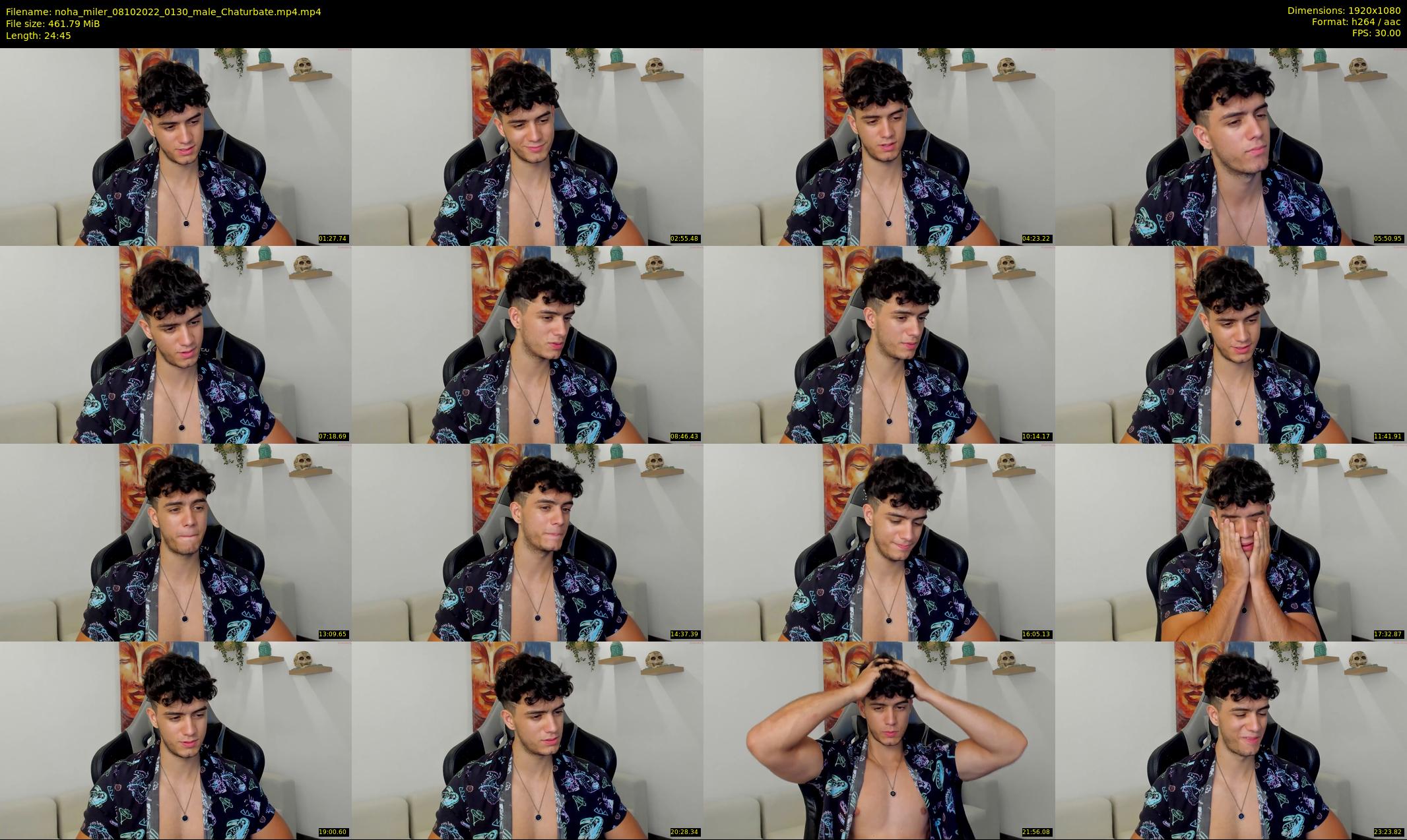 noha_miler — 25 minute Chaturbate male cam show recording, 1080p, Oct 8, 2022