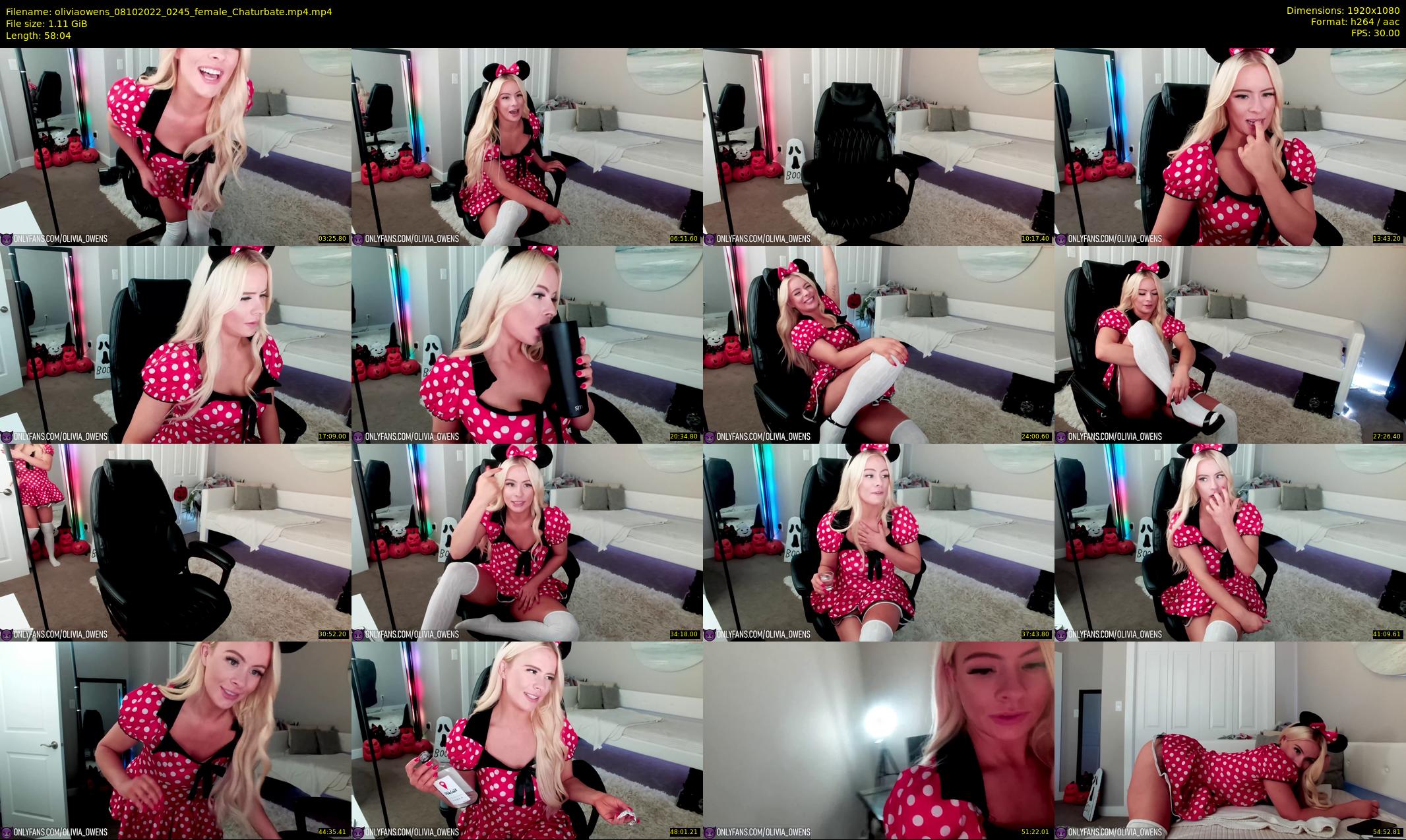 oliviaowens — 59 minute Chaturbate female cam show recording, 1080p, Oct 8, 2022