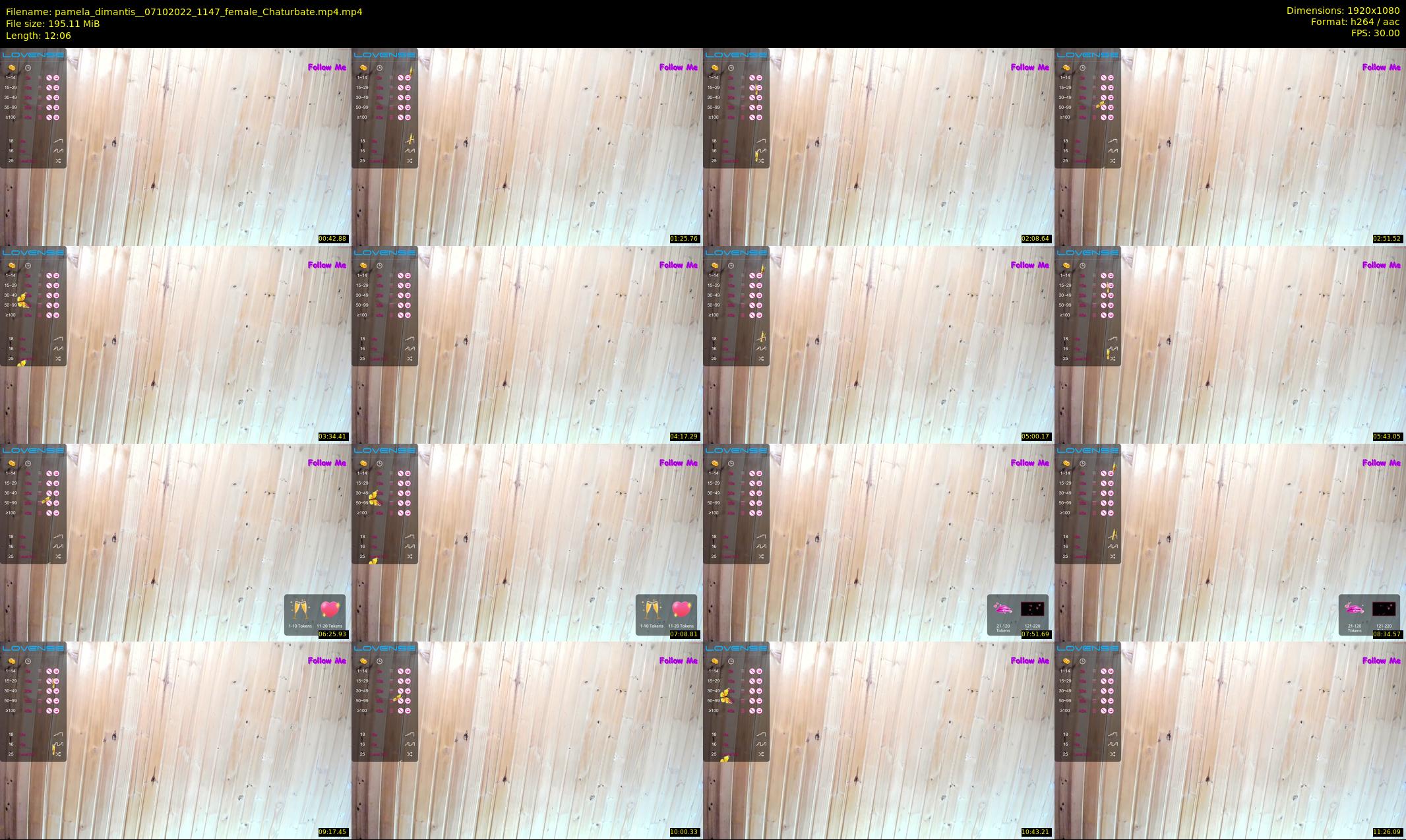 pamela_dimantis_ — 13 minute Chaturbate female cam show recording, 1080p, Oct 7, 2022