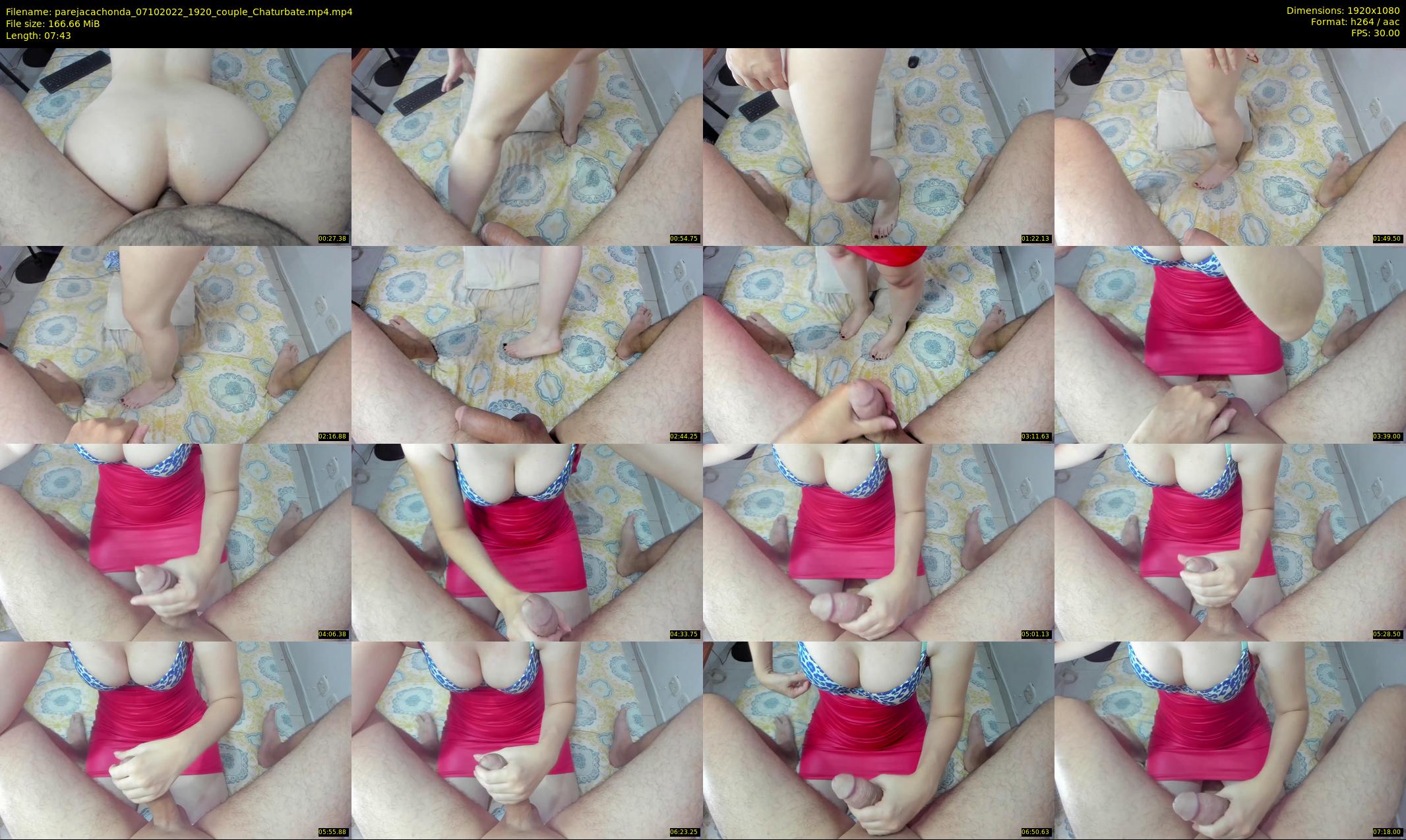 parejacachonda — 8 minute Chaturbate couple cam show recording, 1080p, Oct 7, 2022