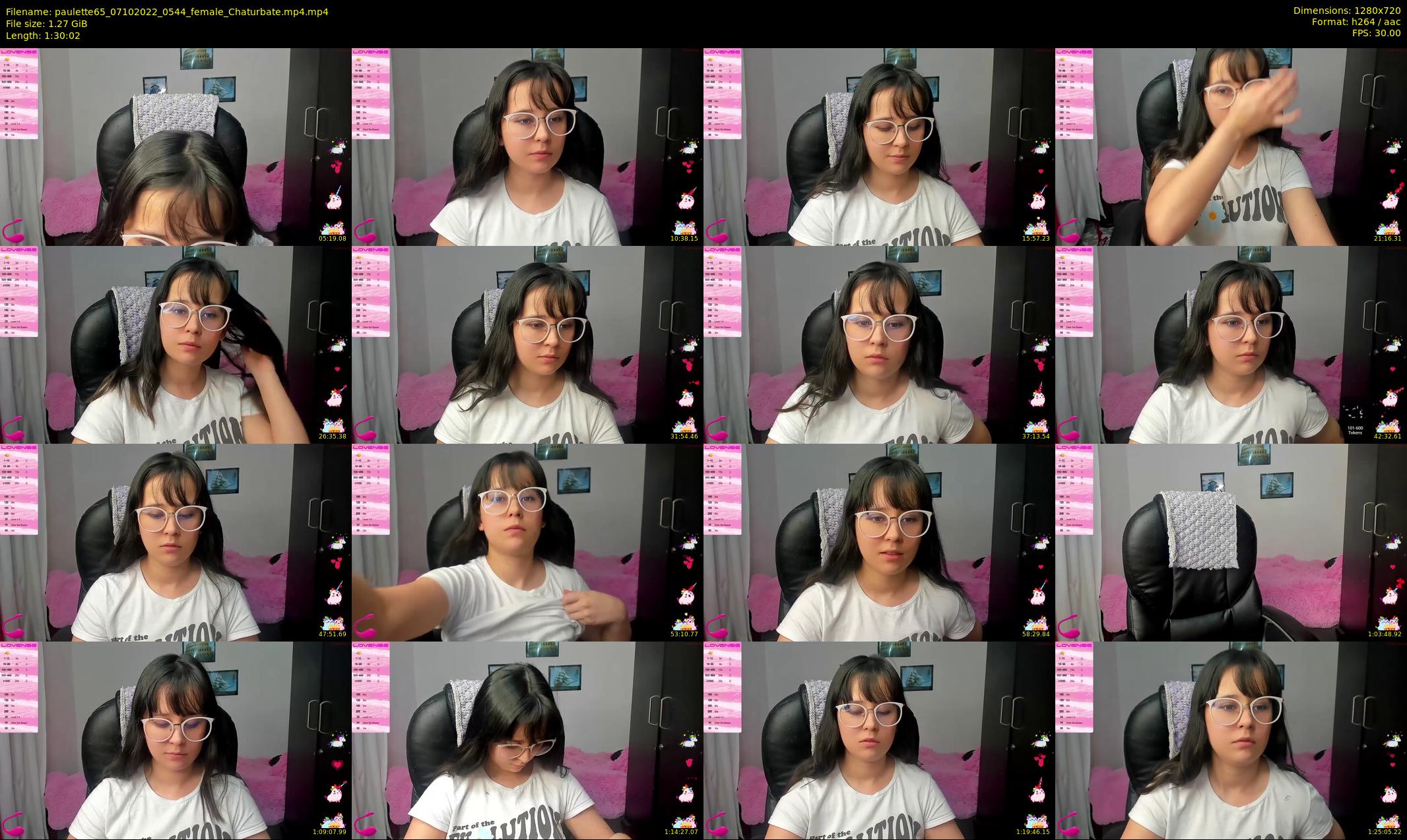 paulette65 — 91 minute Chaturbate female cam show recording, 720p, Oct 7, 2022