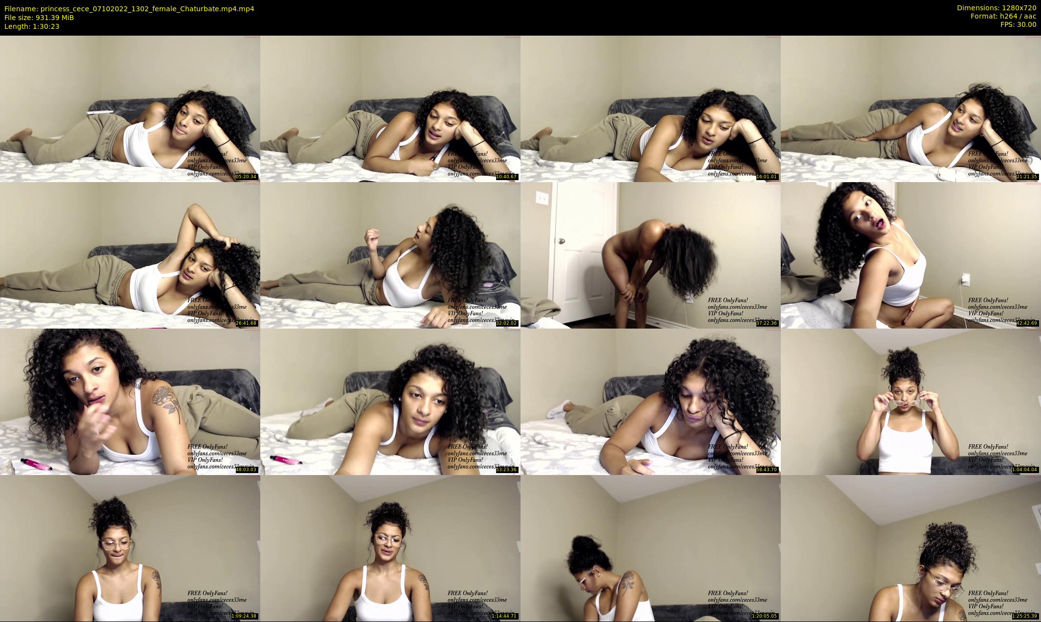 princess_cece — 91 minute Chaturbate female cam show recording, 720p, Oct 7, 2022