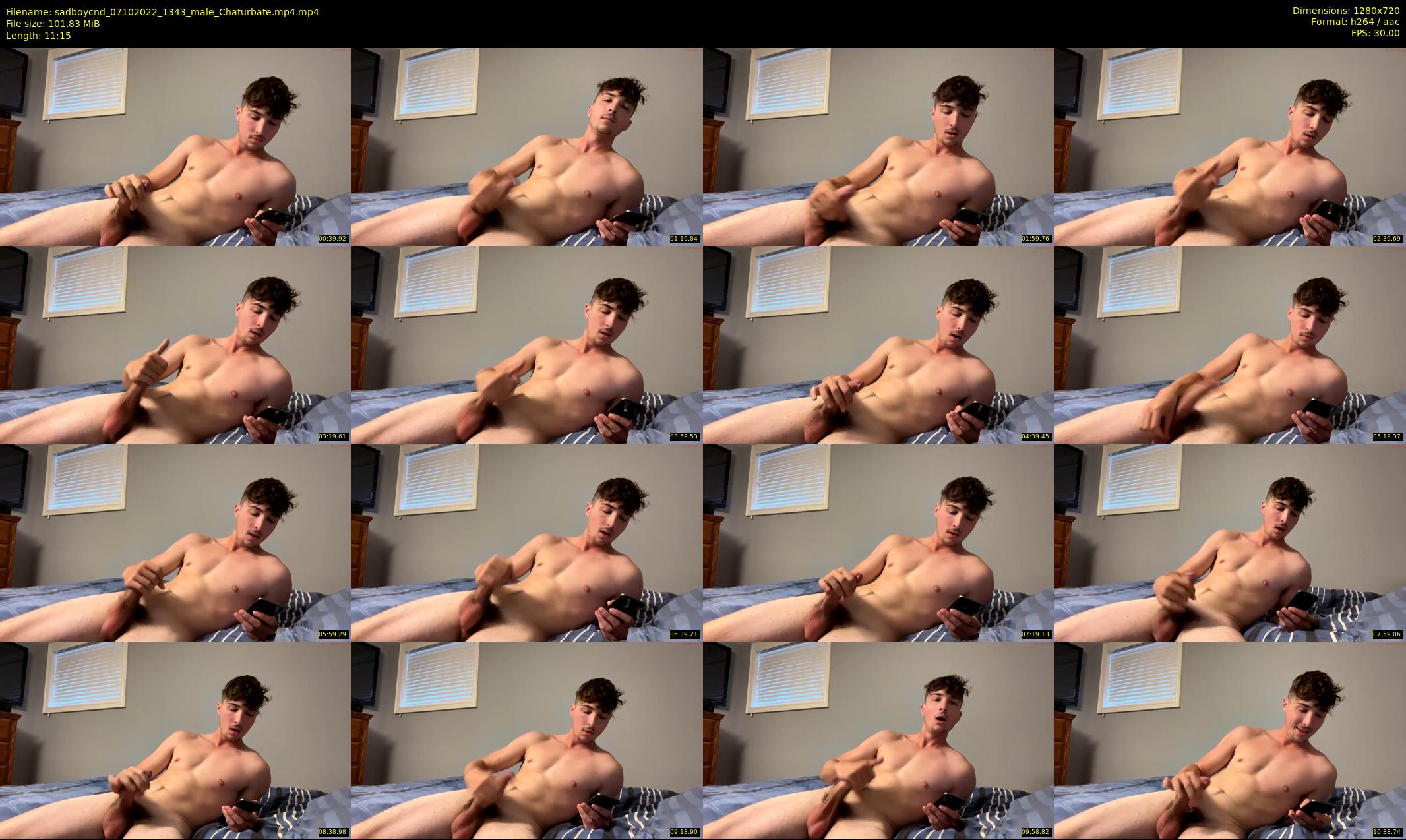 sadboycnd — 12 minute Chaturbate male cam show recording, 720p, Oct 7, 2022
