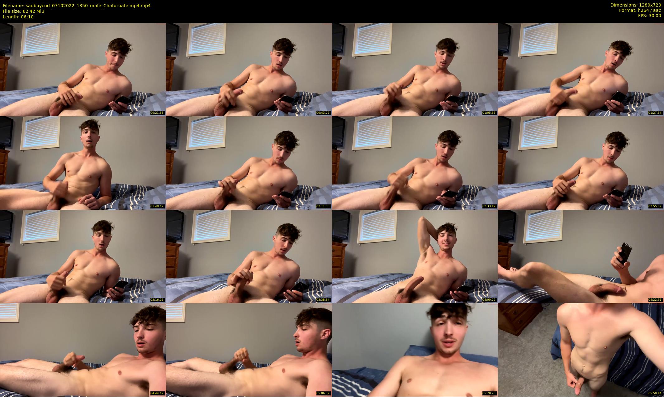 sadboycnd — 7 minute Chaturbate male cam show recording, 720p, Oct 7, 2022