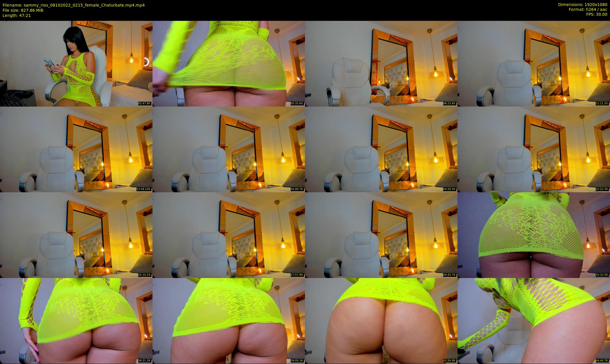 sammy_rios — 48 minute Chaturbate female cam show recording, 1080p, Oct 8, 2022