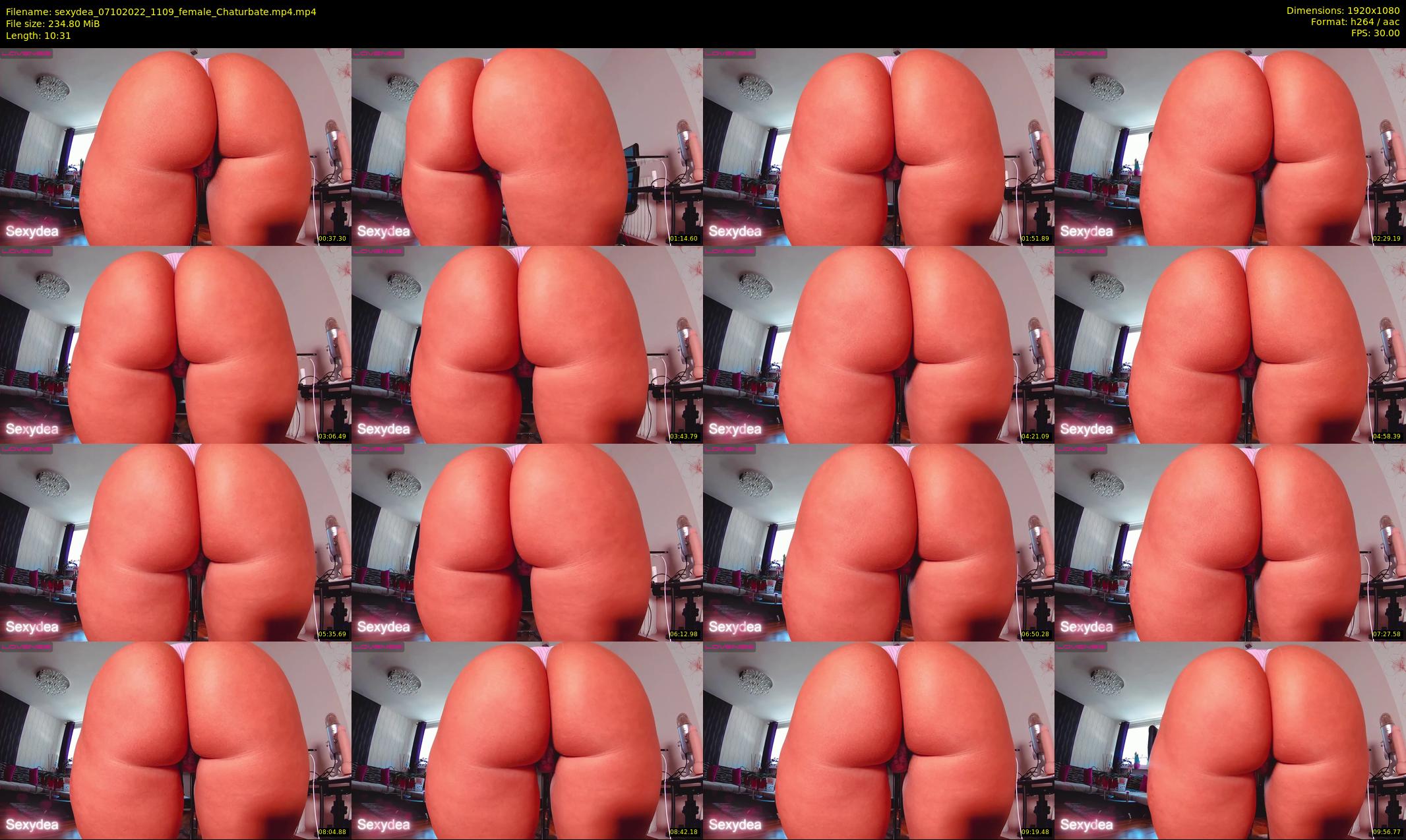 sexydea — 11 minute Chaturbate female cam show recording, 1080p, Oct 7, 2022