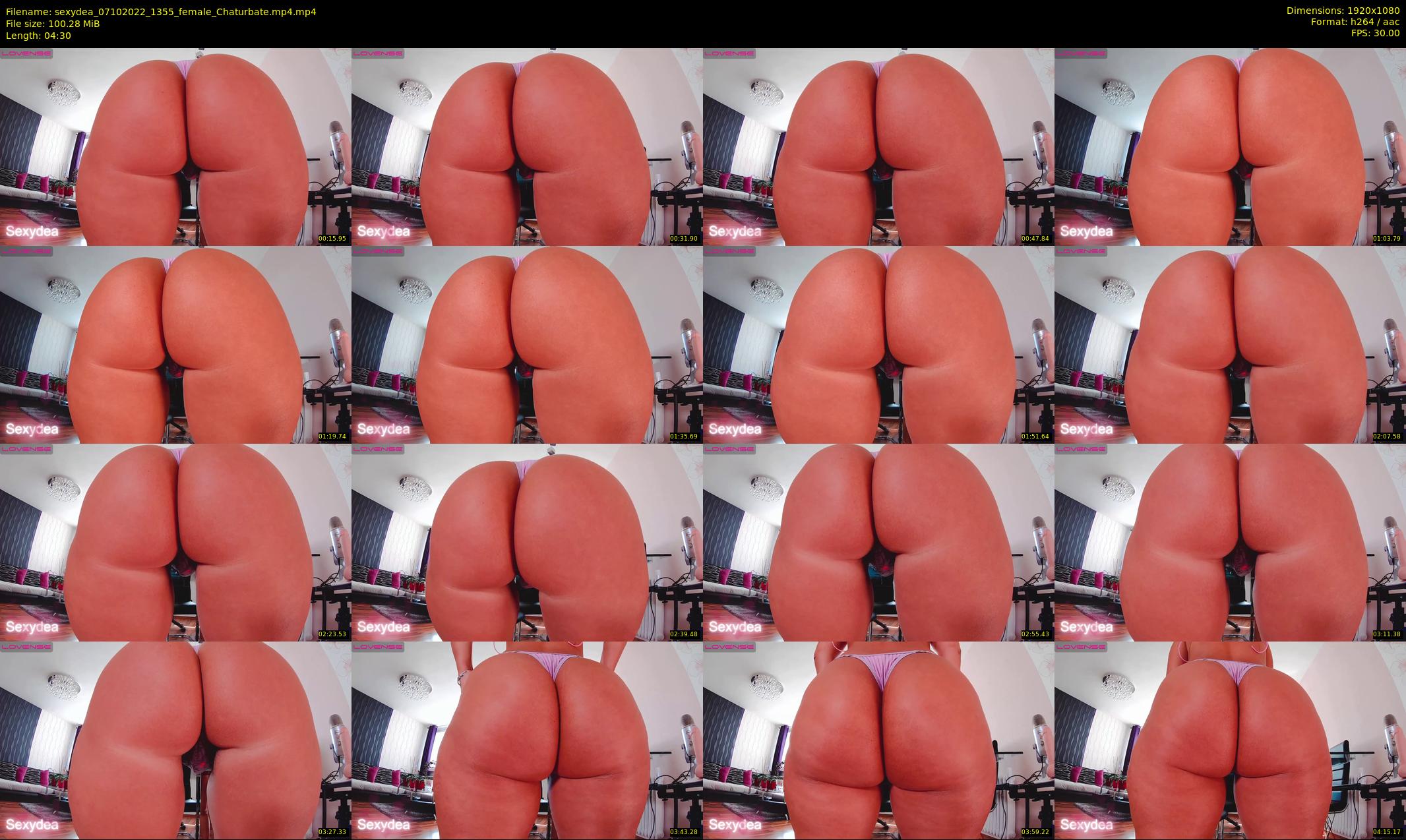 sexydea — 5 minute Chaturbate female cam show recording, 1080p, Oct 7, 2022