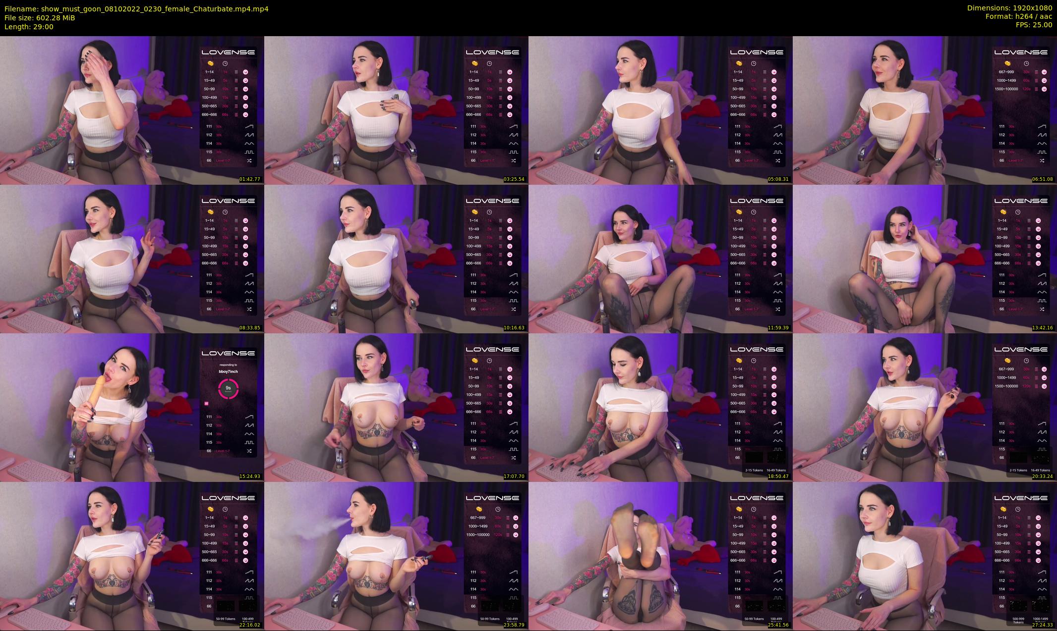 show_must_goon — 29 minute Chaturbate female cam show recording, 1080p, Oct 8, 2022