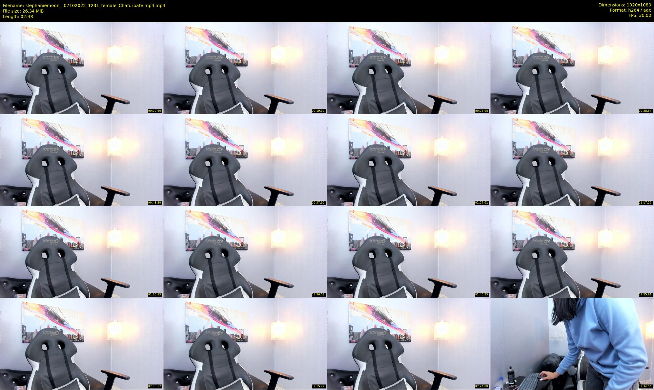 stephaniemoon_ — 3 minute Chaturbate female cam show recording, 1080p, Oct 7, 2022