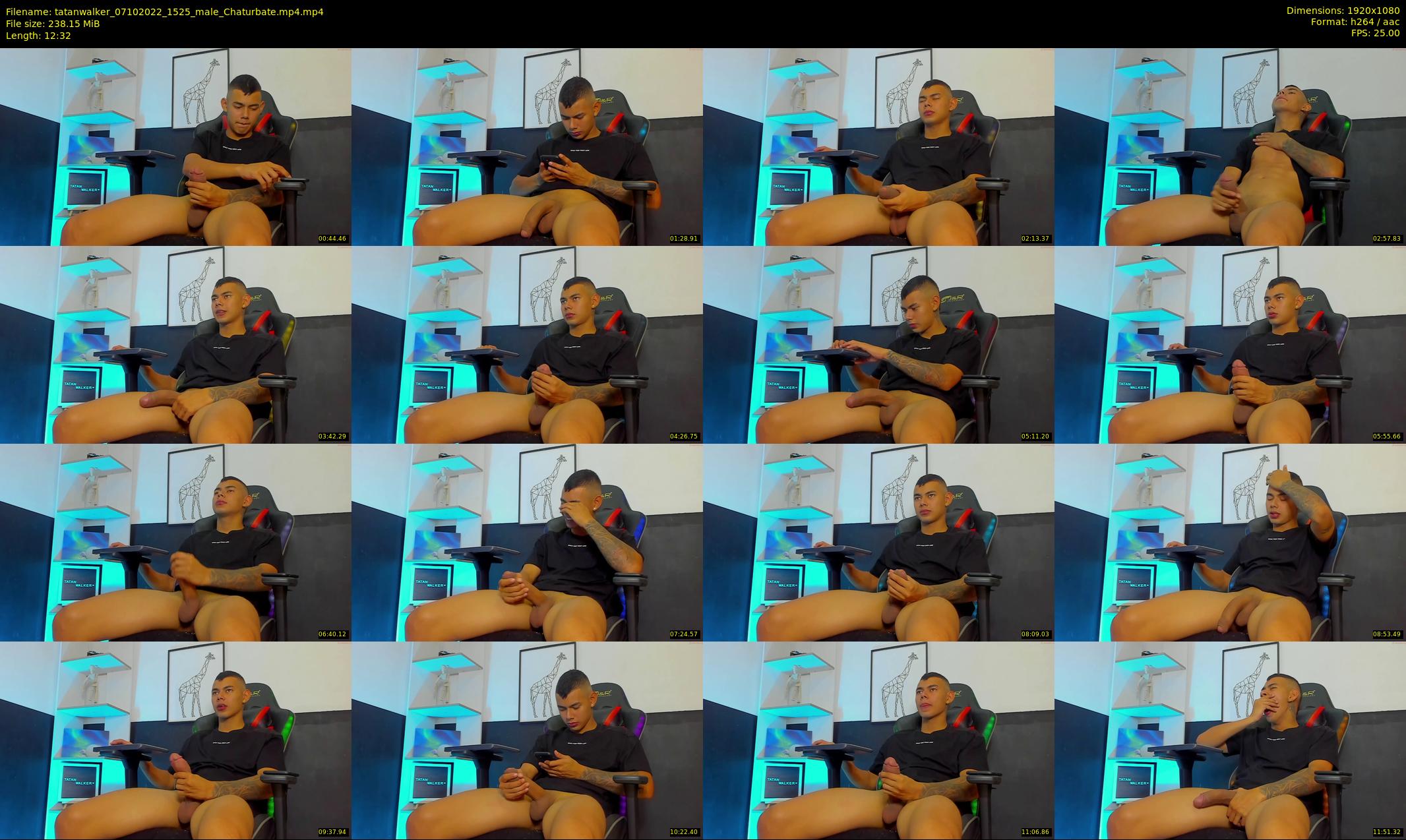 tatanwalker — 13 minute Chaturbate male cam show recording, 1080p, Oct 7, 2022