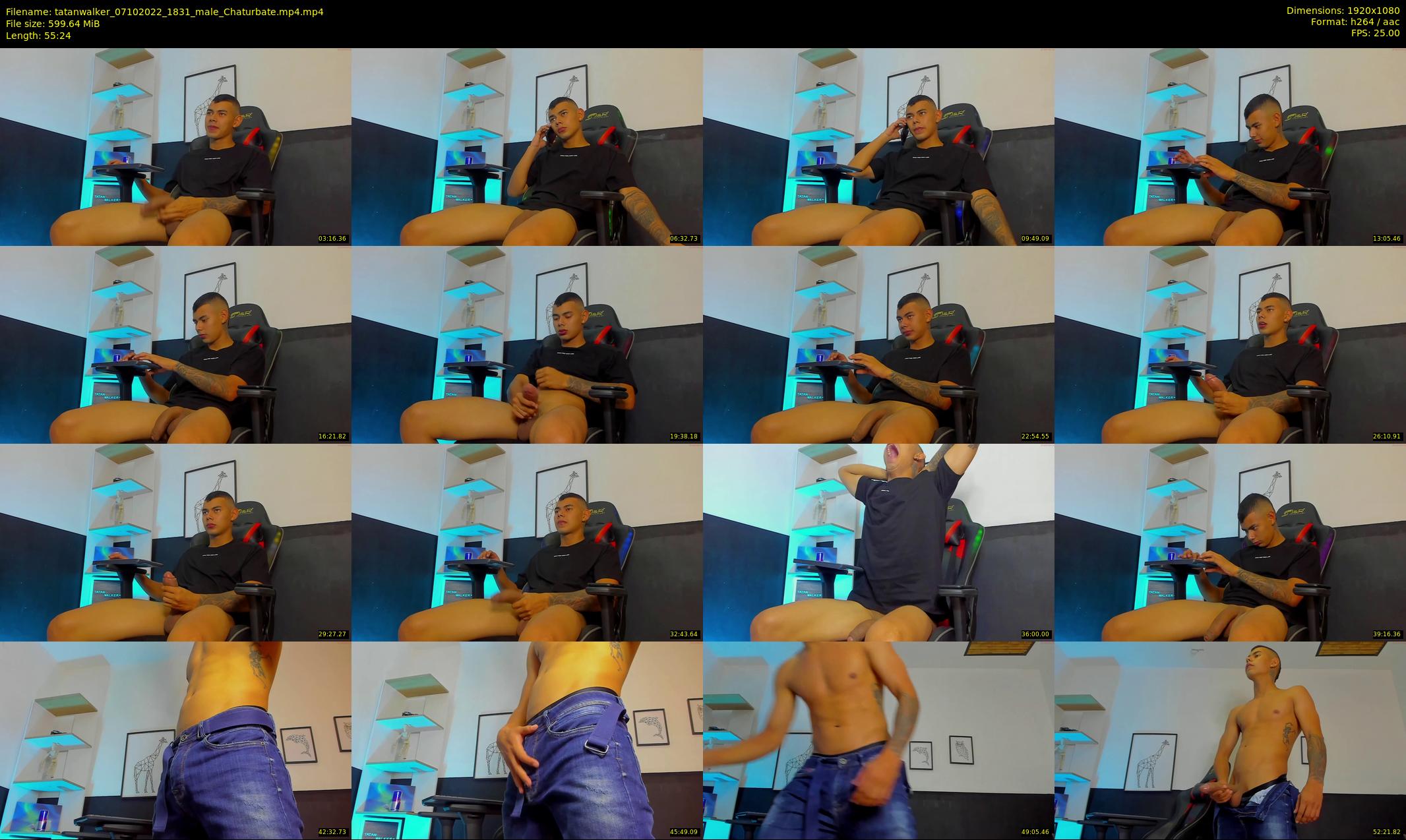 tatanwalker — 56 minute Chaturbate male cam show recording, 1080p, Oct 7, 2022
