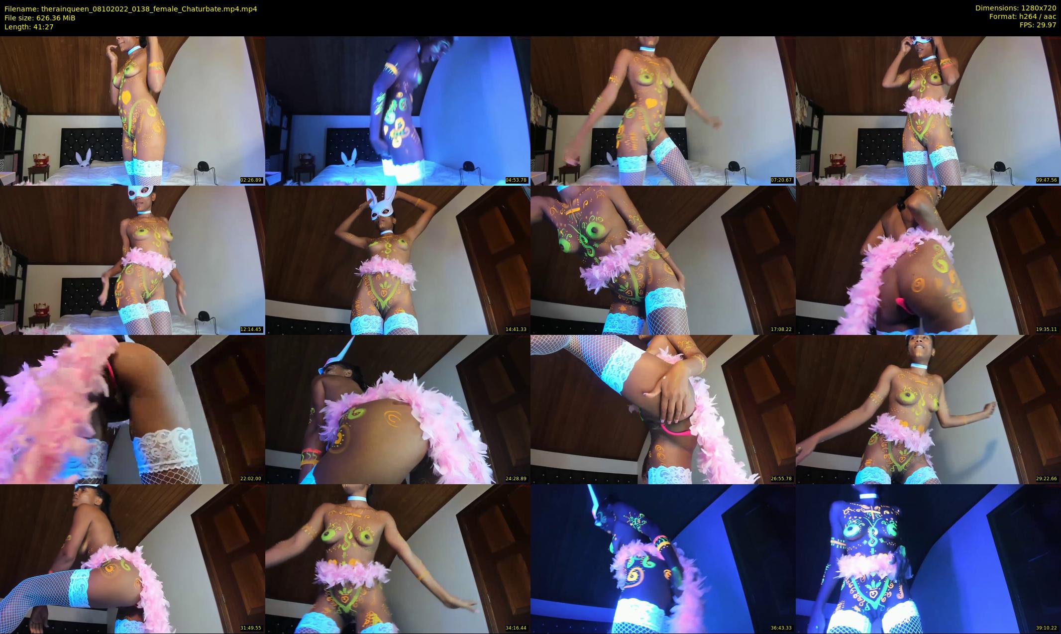 therainqueen — 42 minute Chaturbate female cam show recording, 720p, Oct 8, 2022