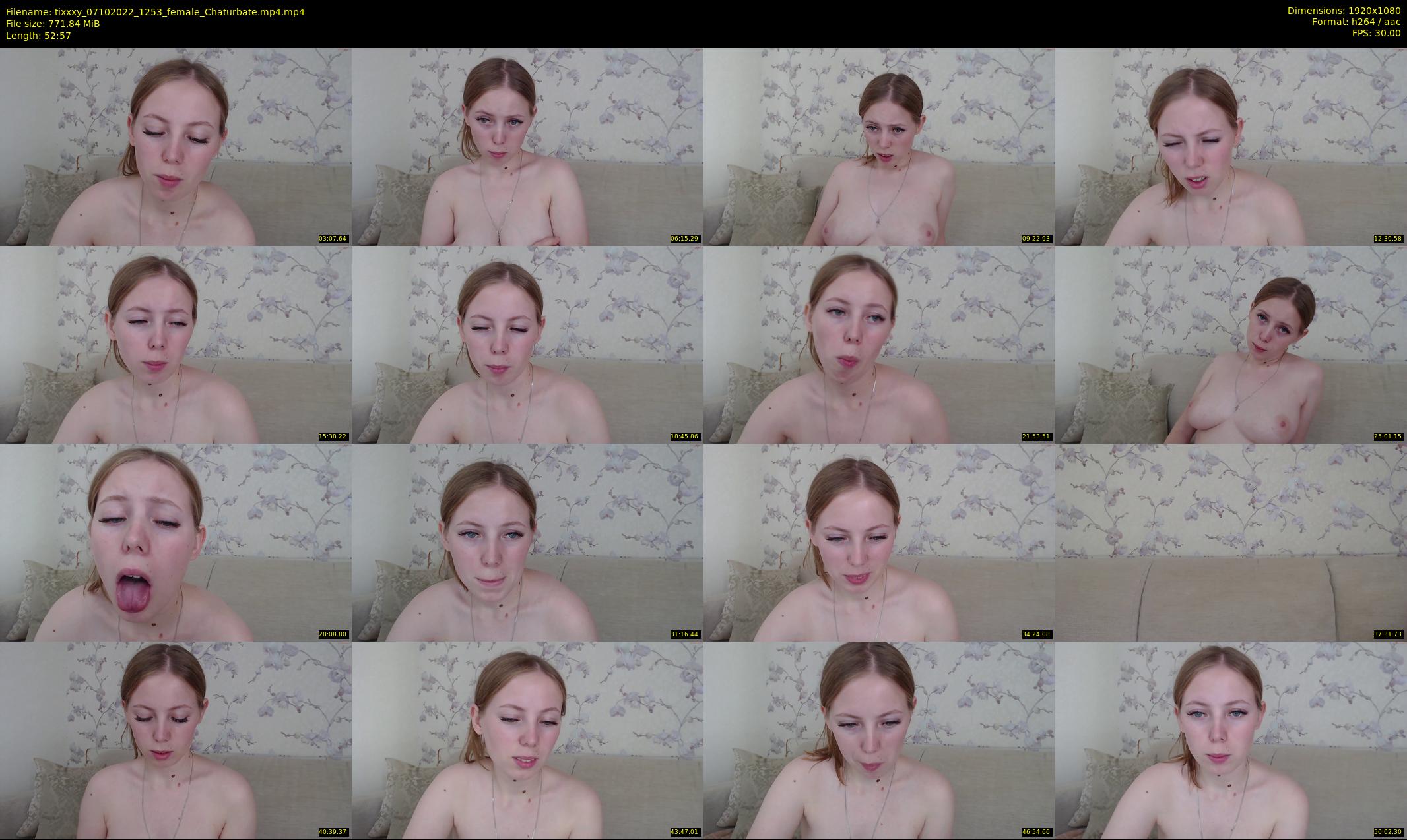 tixxxy — 53 minute Chaturbate female cam show recording, 1080p, Oct 7, 2022