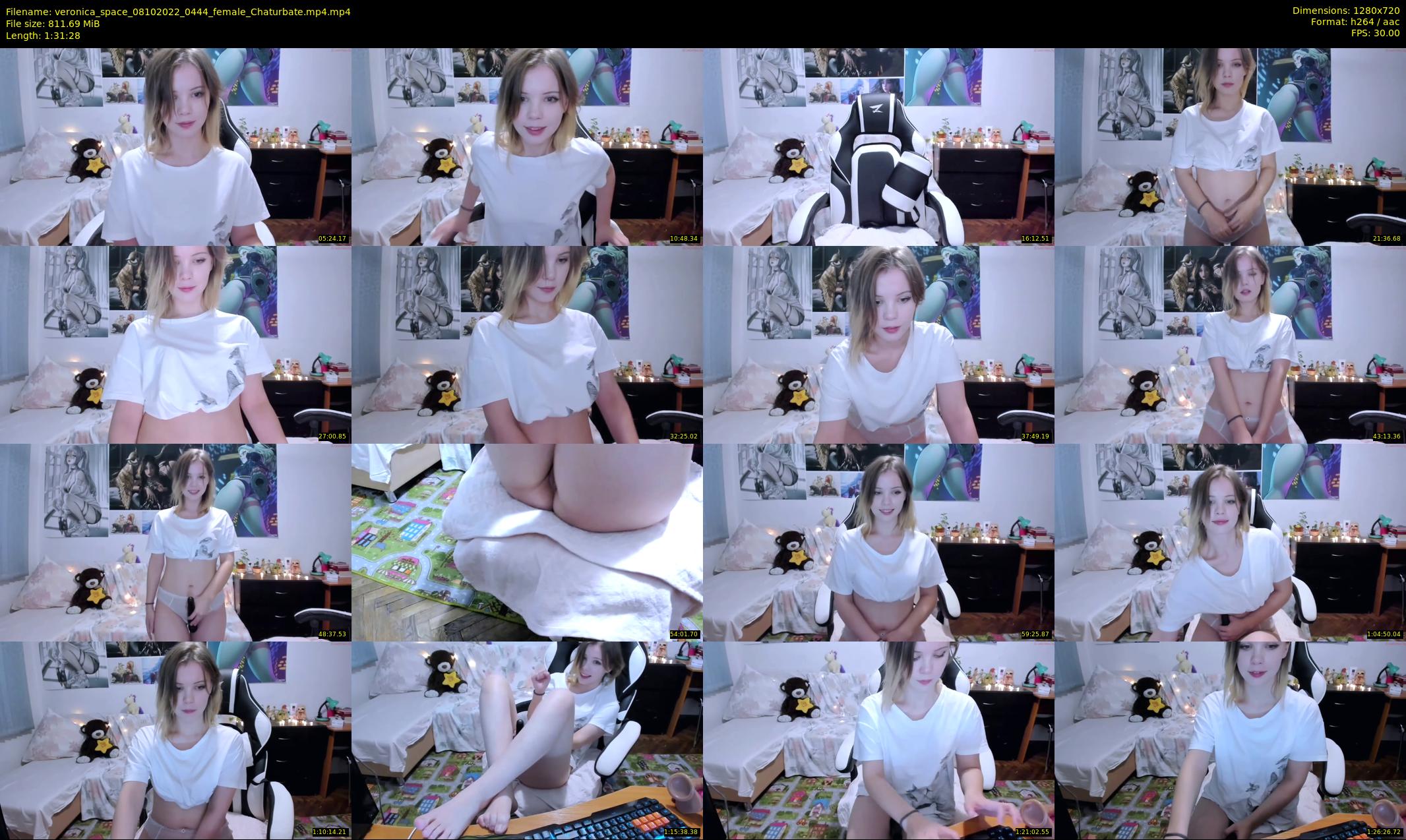 veronica_space — 92 minute Chaturbate female cam show recording, 720p, Oct 8, 2022