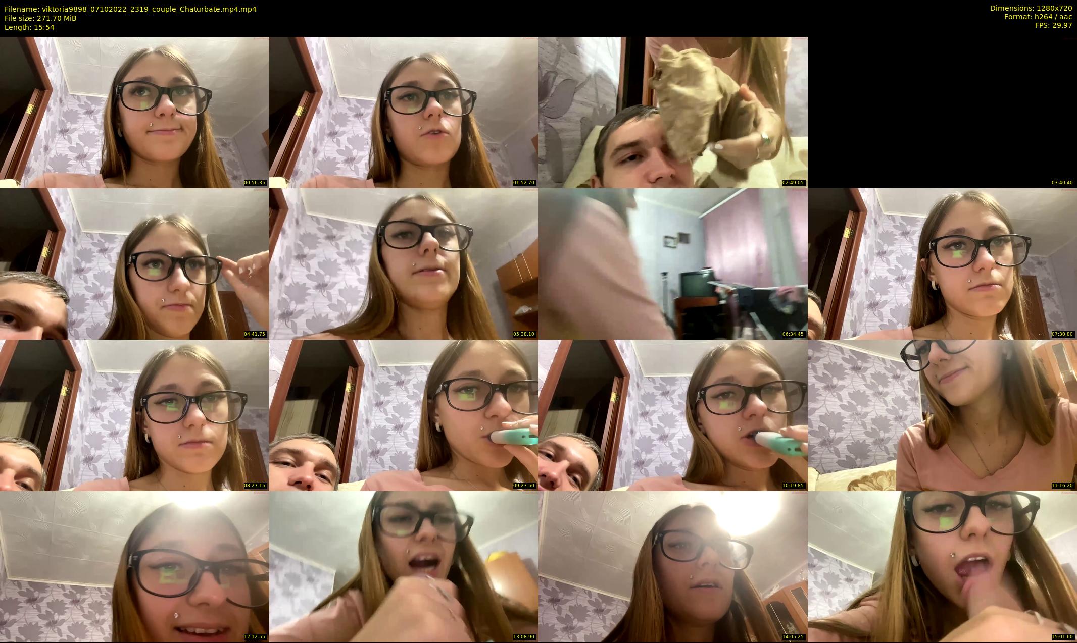 viktoria9898 — 16 minute Chaturbate couple cam show recording, 720p, Oct 7, 2022
