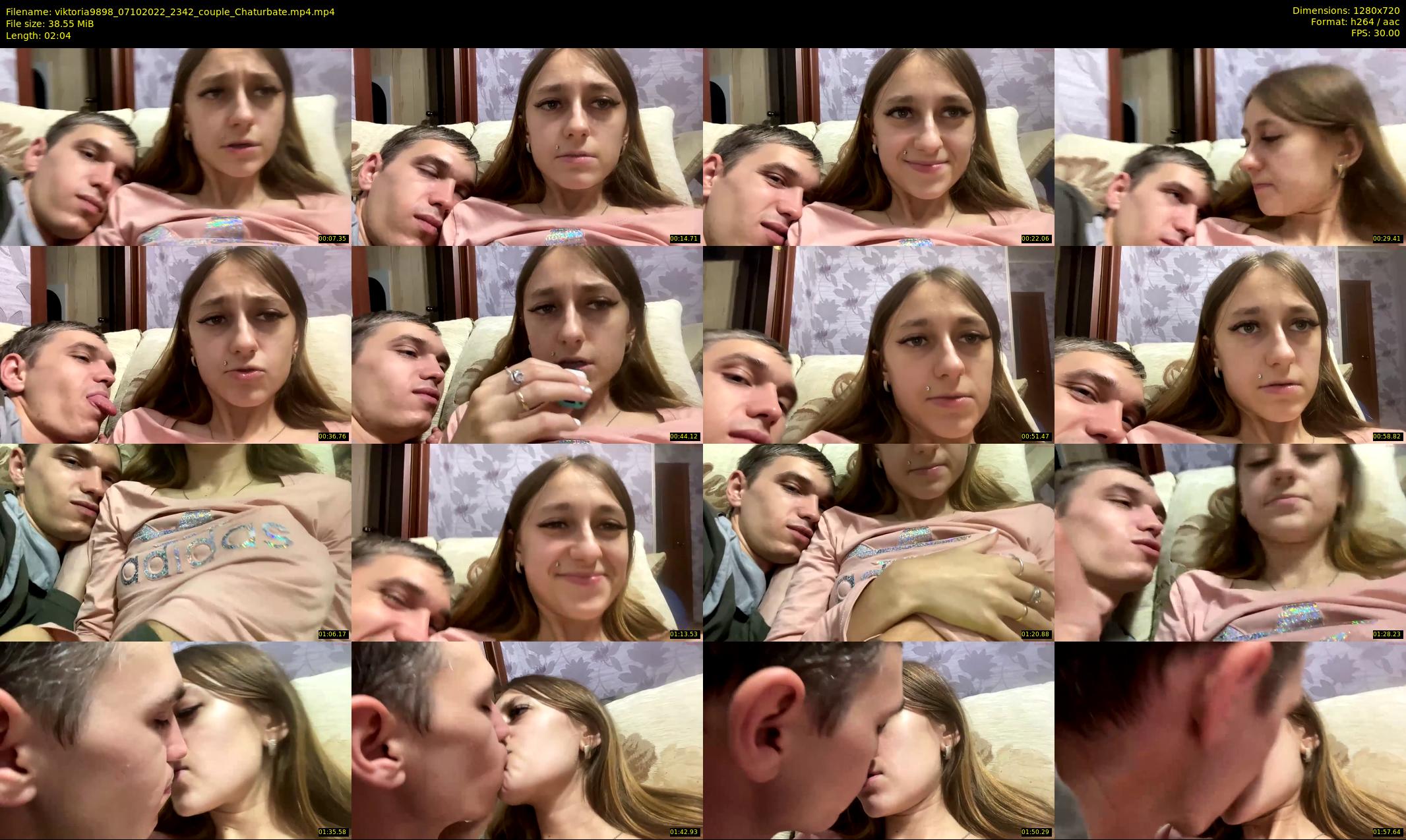 viktoria9898 — 3 minute Chaturbate couple cam show recording, 720p, Oct 7, 2022
