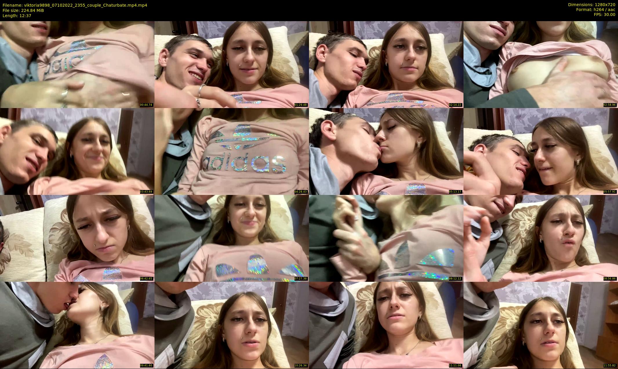 viktoria9898 — 13 minute Chaturbate couple cam show recording, 720p, Oct 7, 2022