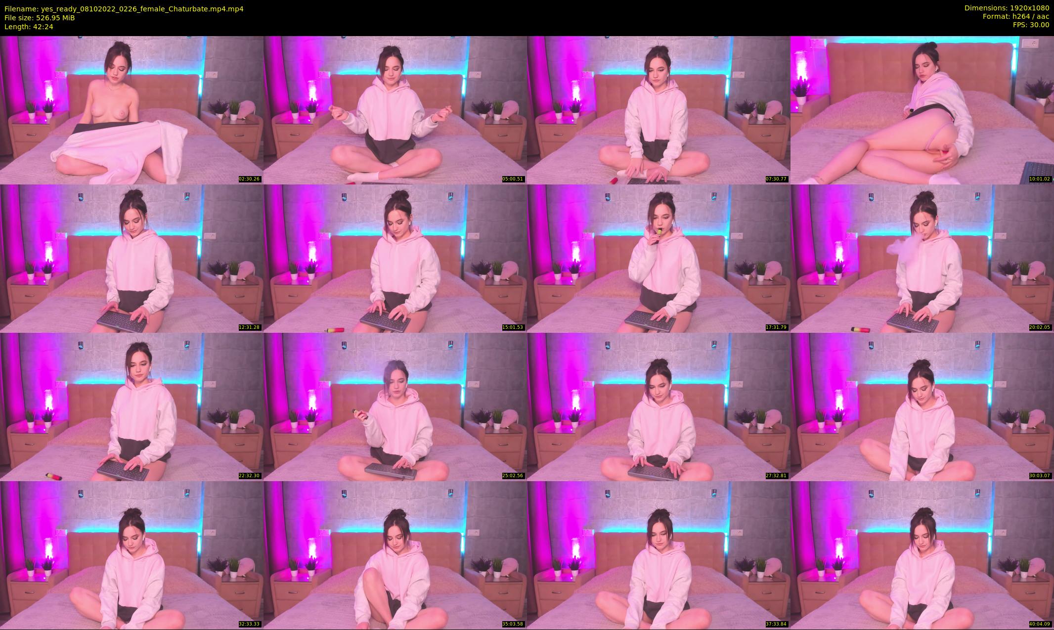 yes_ready — 43 minute Chaturbate female cam show recording, 1080p, Oct 8, 2022