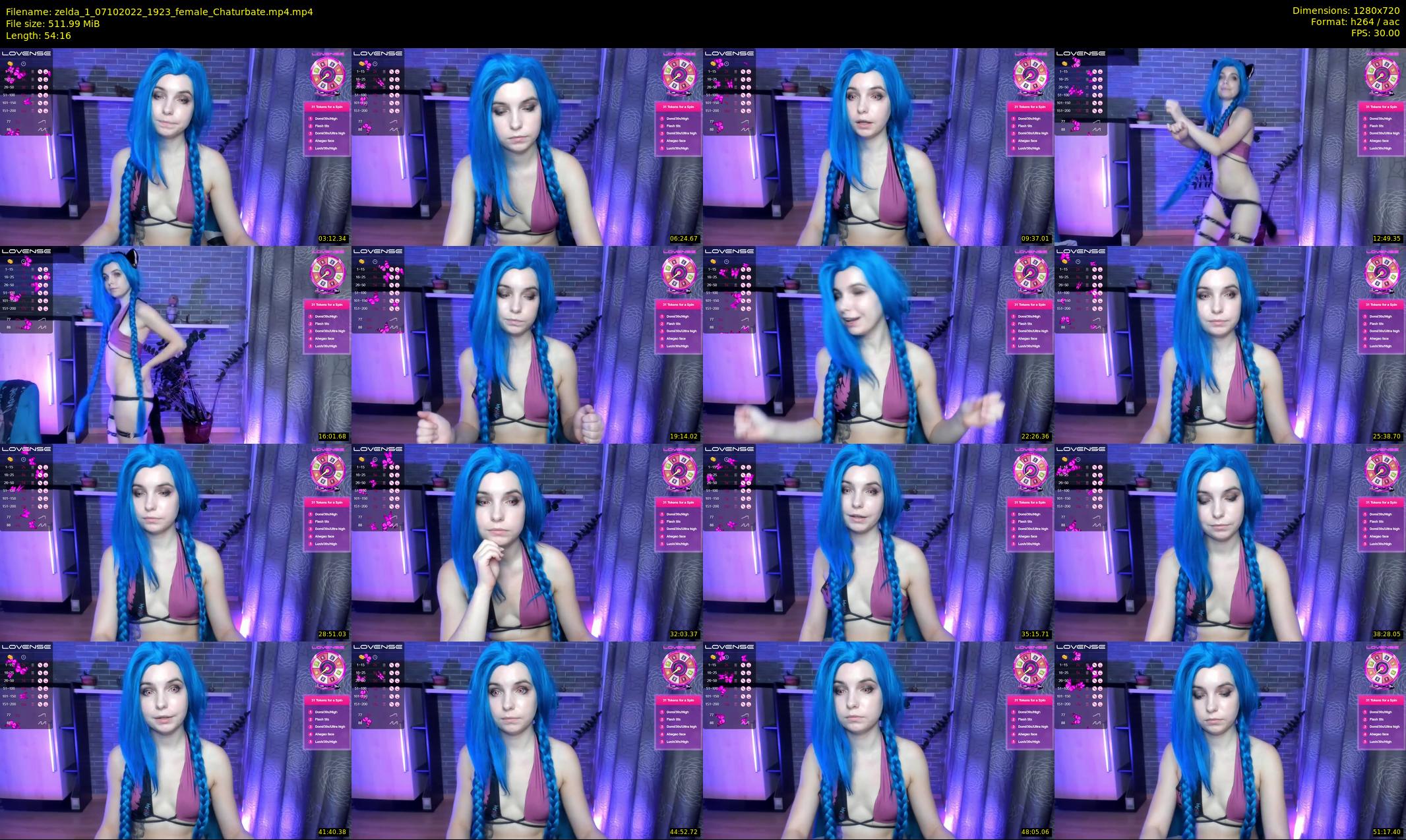 zelda_1 — 55 minute Chaturbate female cam show recording, 720p, Oct 7, 2022