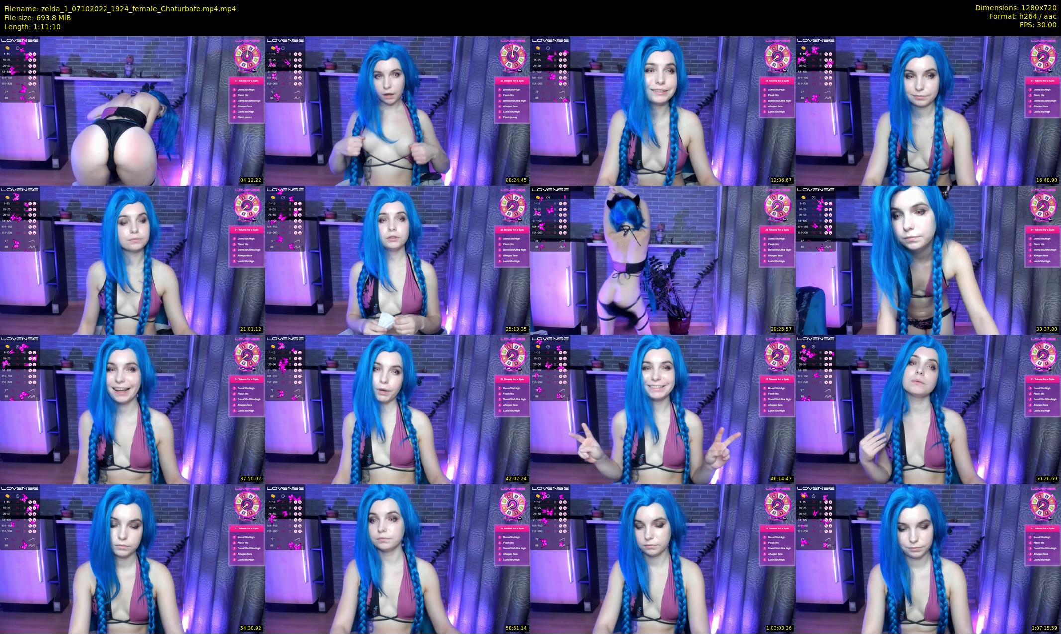 zelda_1 — 72 minute Chaturbate female cam show recording, 720p, Oct 7, 2022