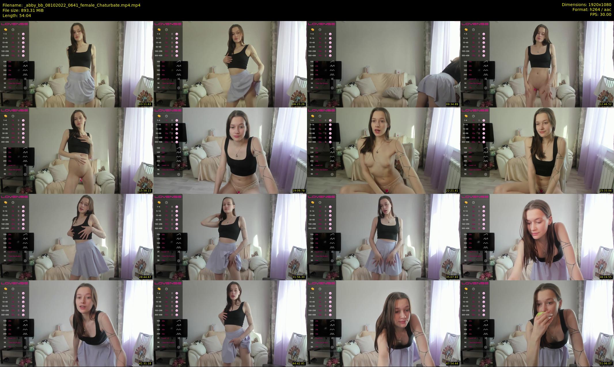 _abby_bb — 55 minute Chaturbate female cam show recording, 1080p, Oct 8, 2022
